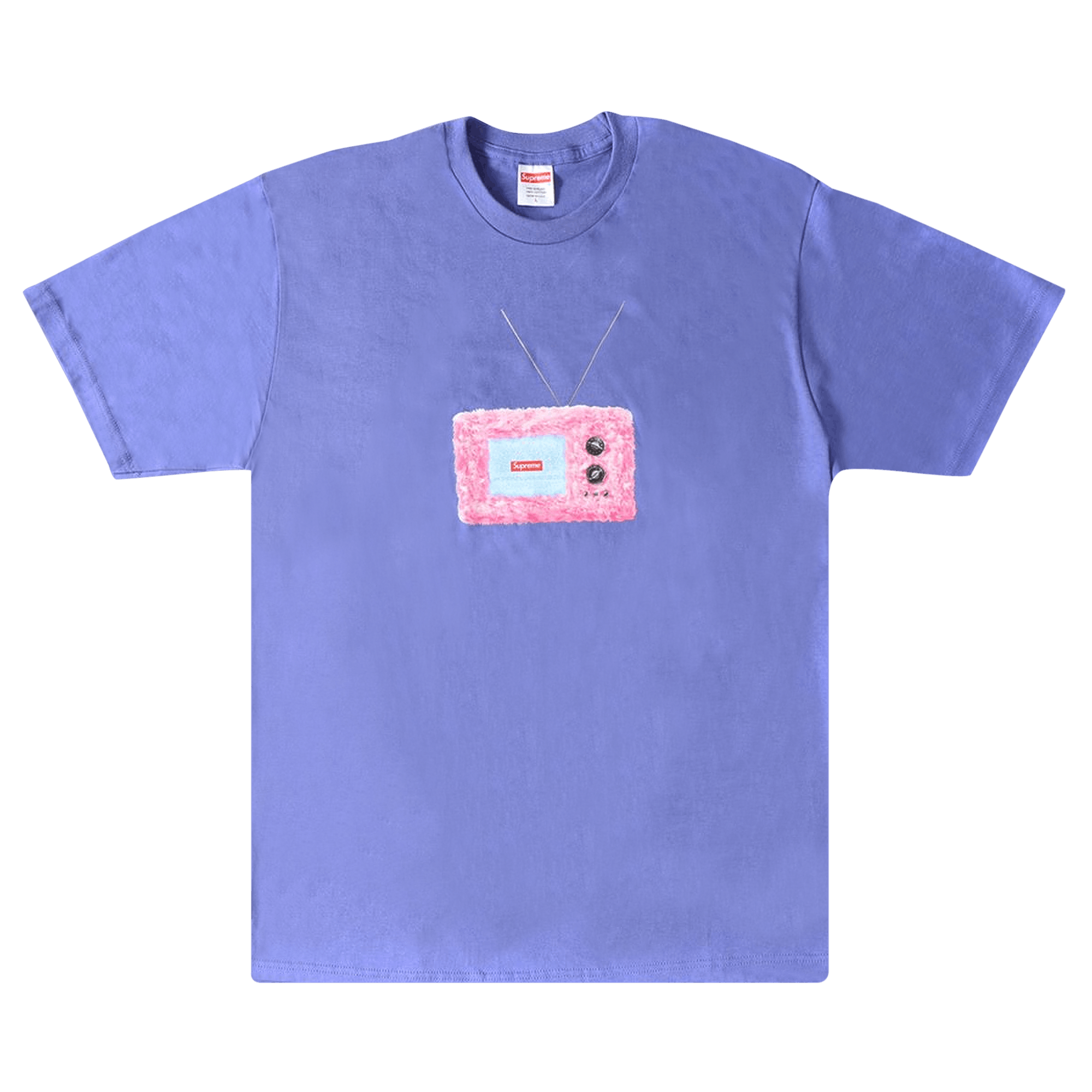 Supreme TV Tee 'Light Purple'