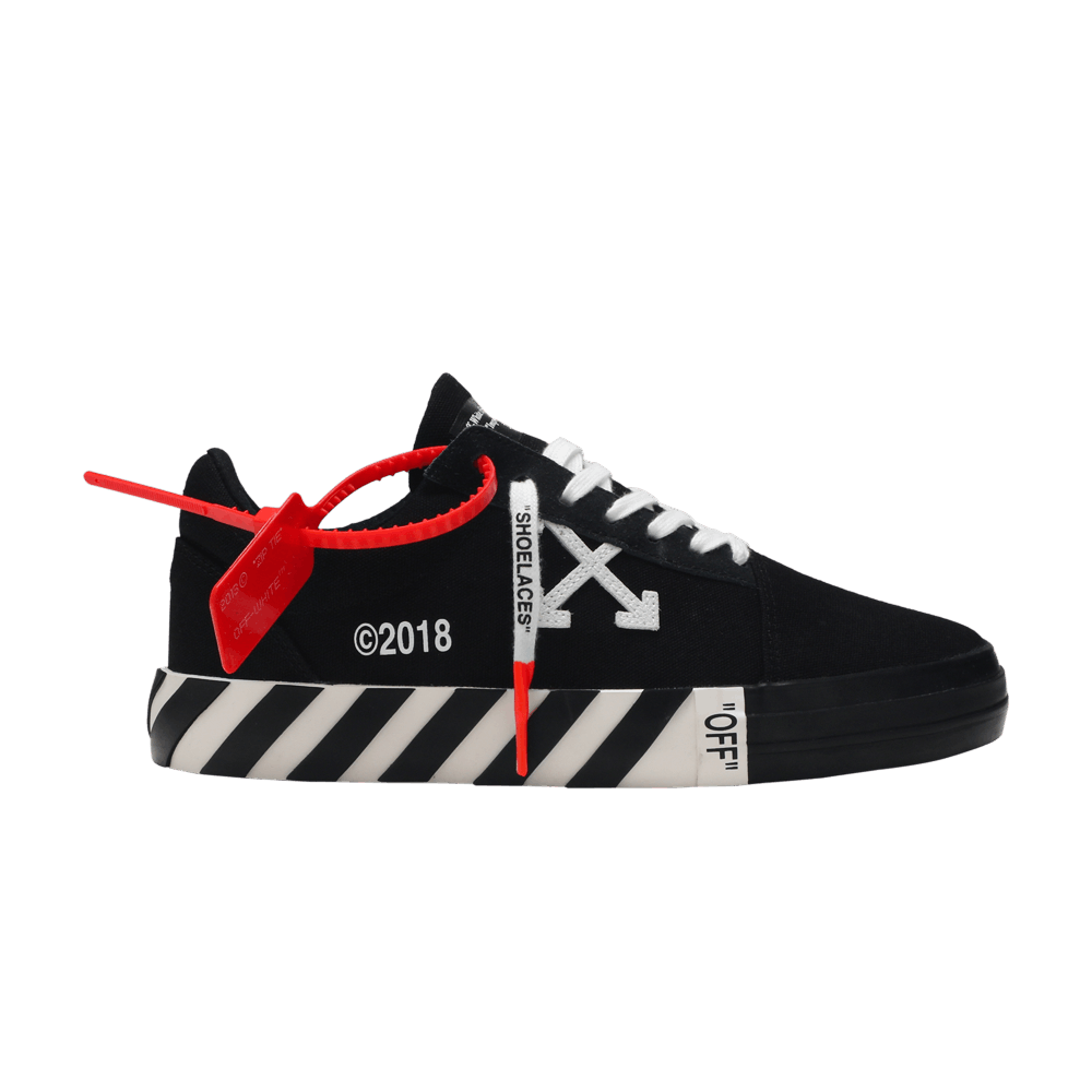 Buy Off White Vulc Low Black Purple OMIA085E20FAB001 1037 GOAT