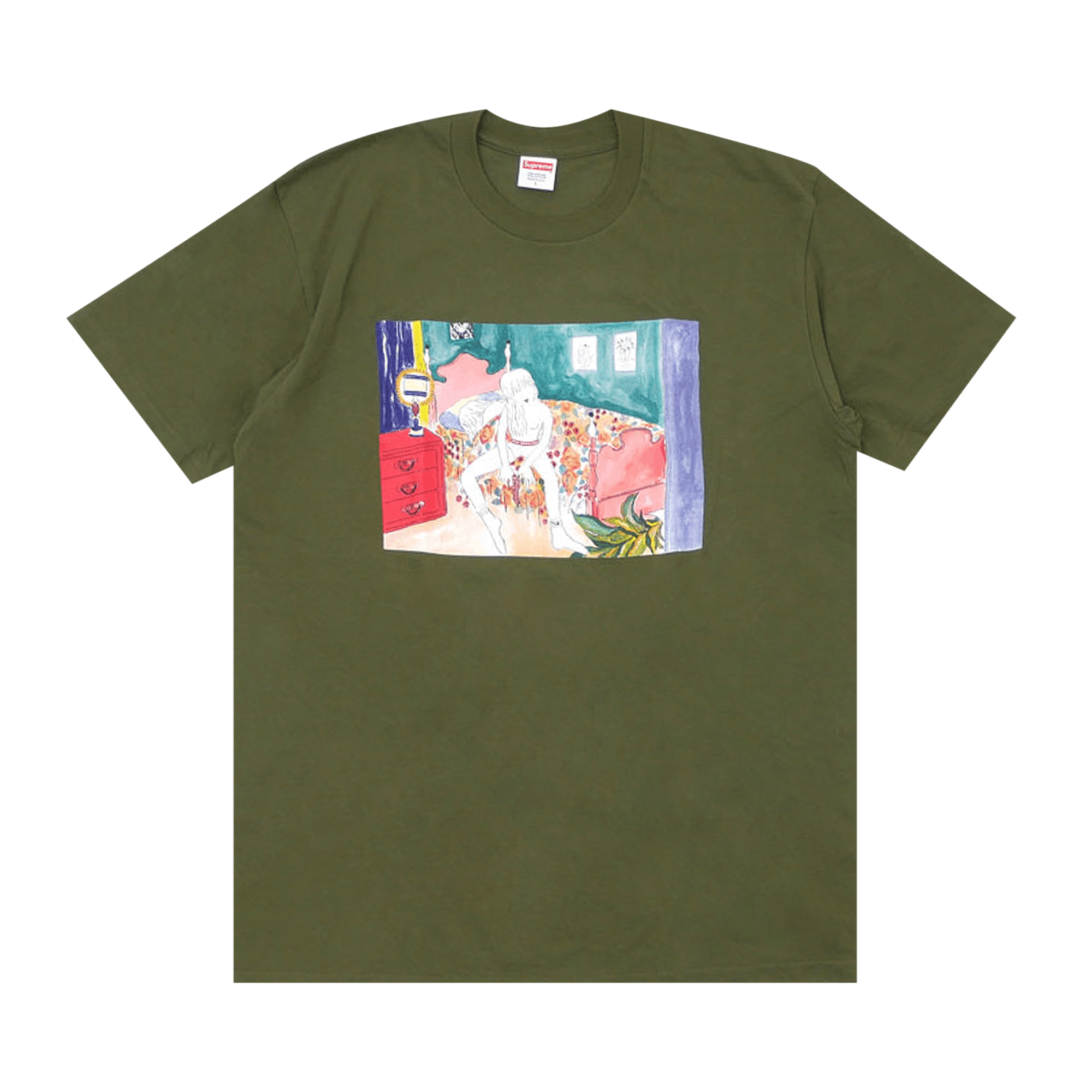 Supreme Bedroom Tee 'Olive'