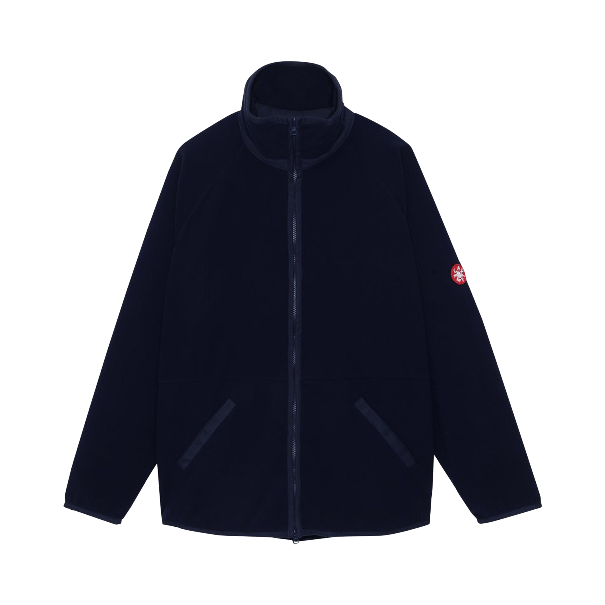Buy Cav Empt Patched Zip Hood Jacket 'Black' - CES21JK07 BLAC | GOAT