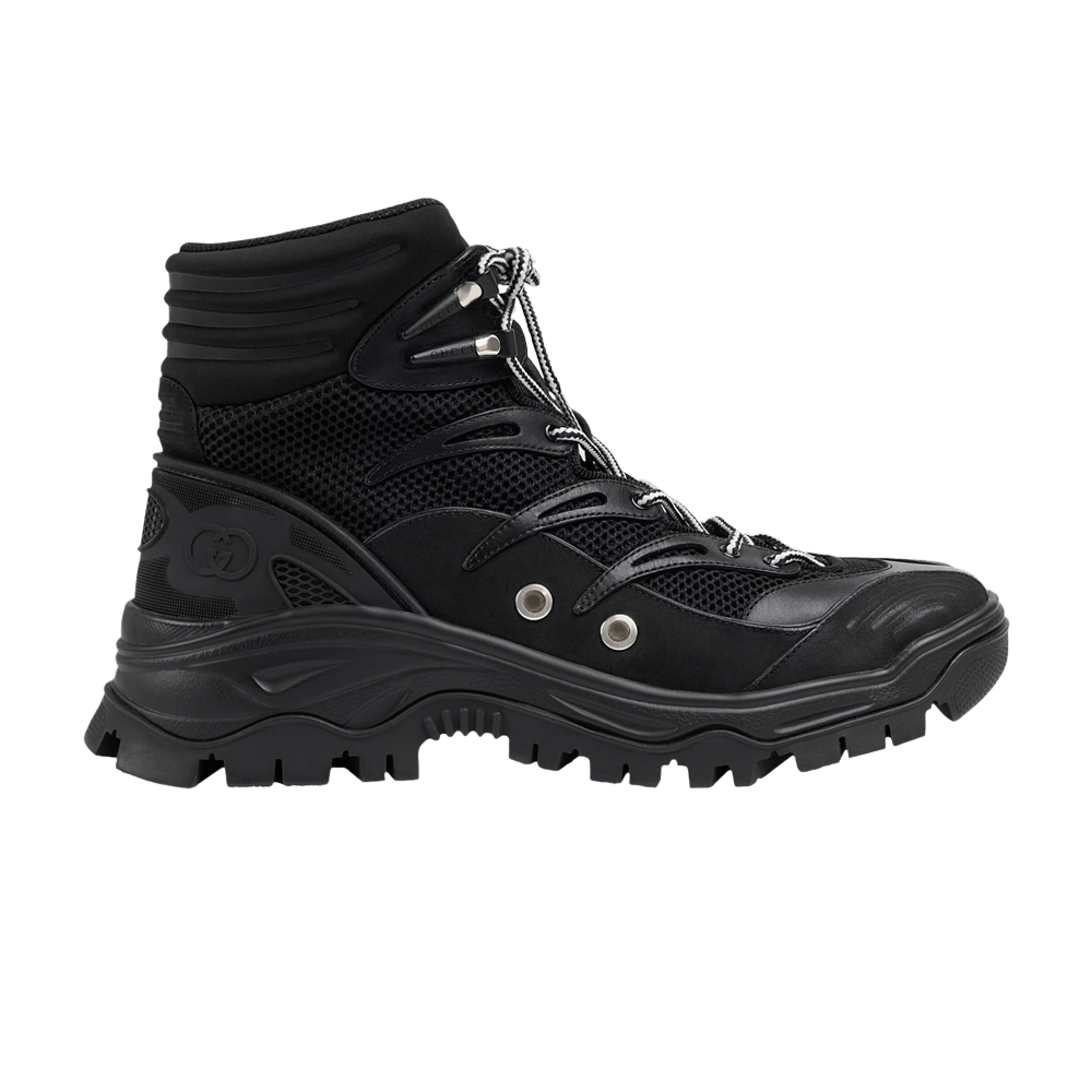Gucci Lace Up Boot 'Black'