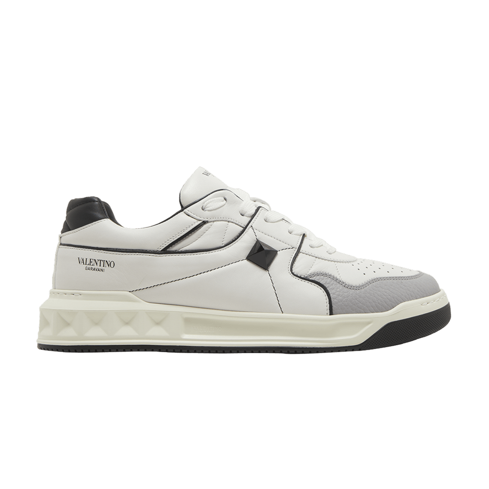 Valentino One Stud Low 'White Black'