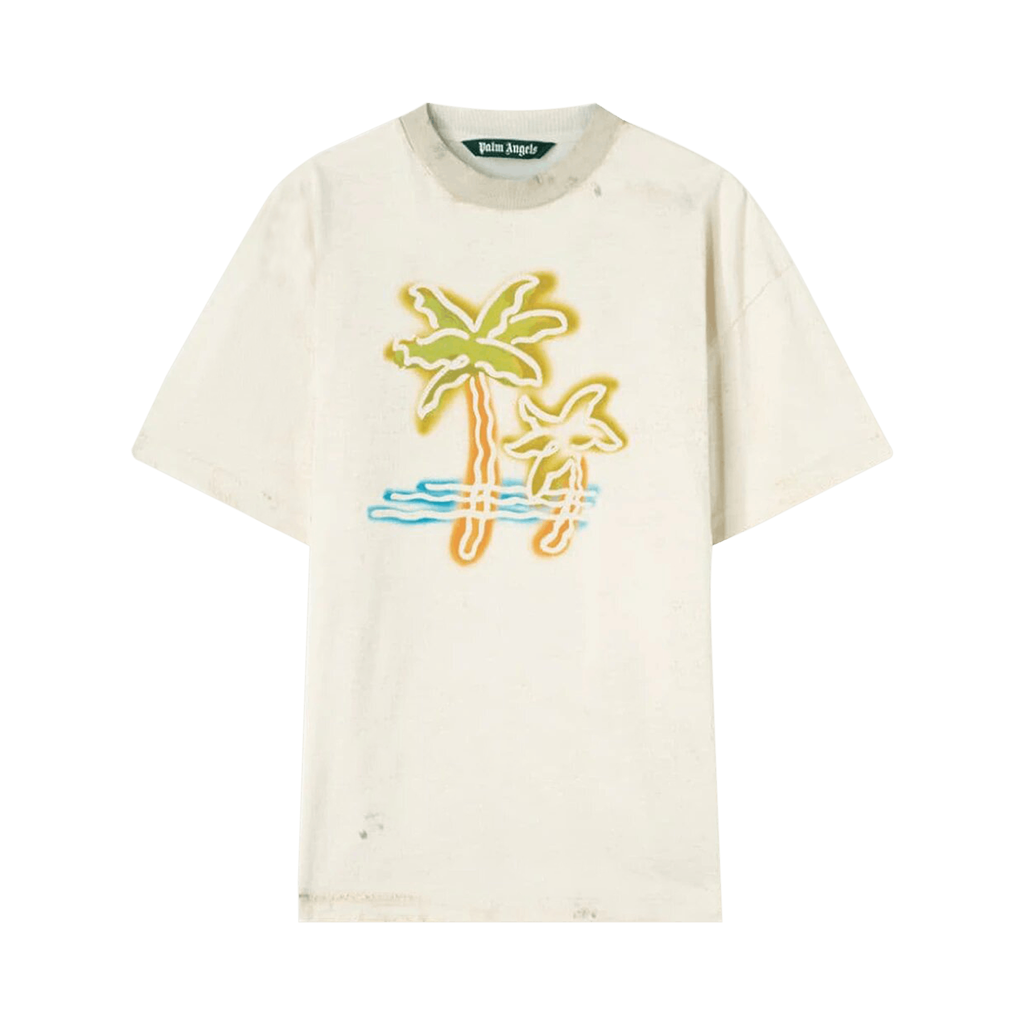 Palm Angels Palm Neon Tee 'Off White/Multicolor'