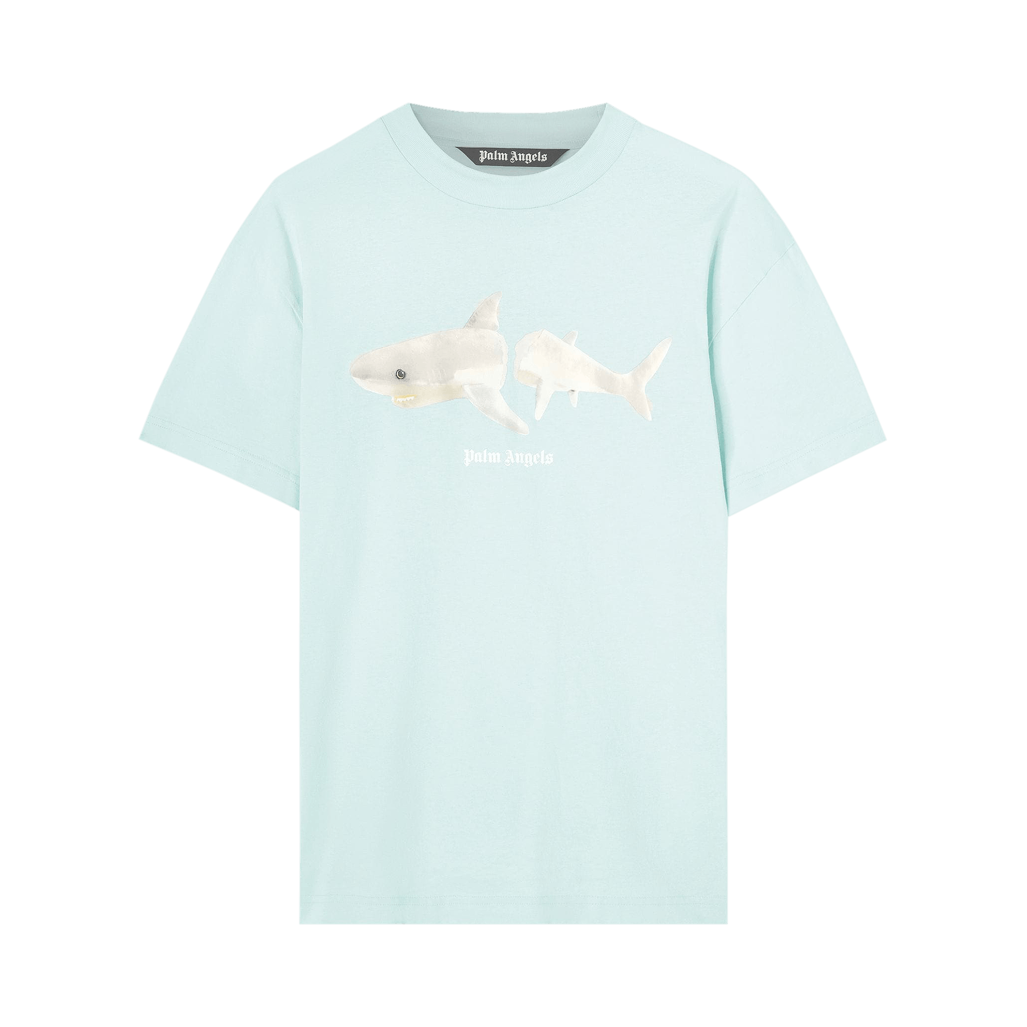 Palm Angels Shark Classic Tee 'Light Blue/White'