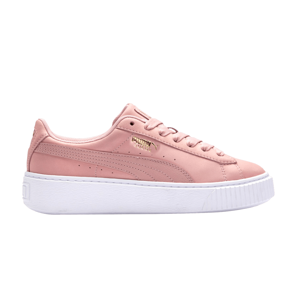 Pre-owned Puma Wmns Platform 'shimmer - Morning Glory' In Pink