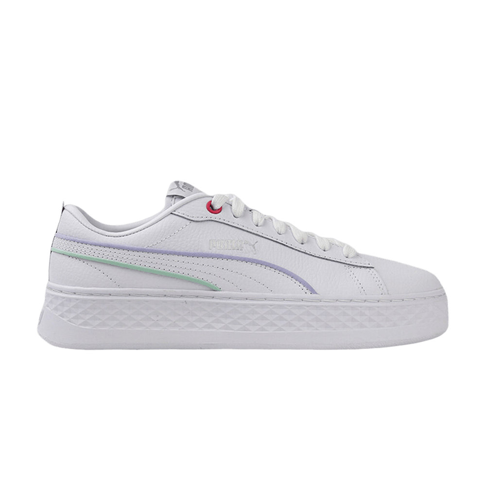 Puma Smash Platform 'Piping - White Lilac'