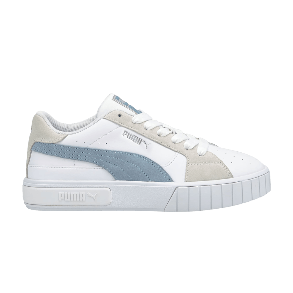 Pre-owned Puma Wmns Cali Star Mix 'white Forever Blue'