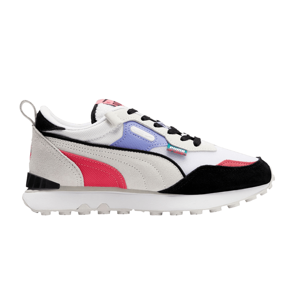Pre-owned Puma Rider Fv Big Kid 'fandom' In White