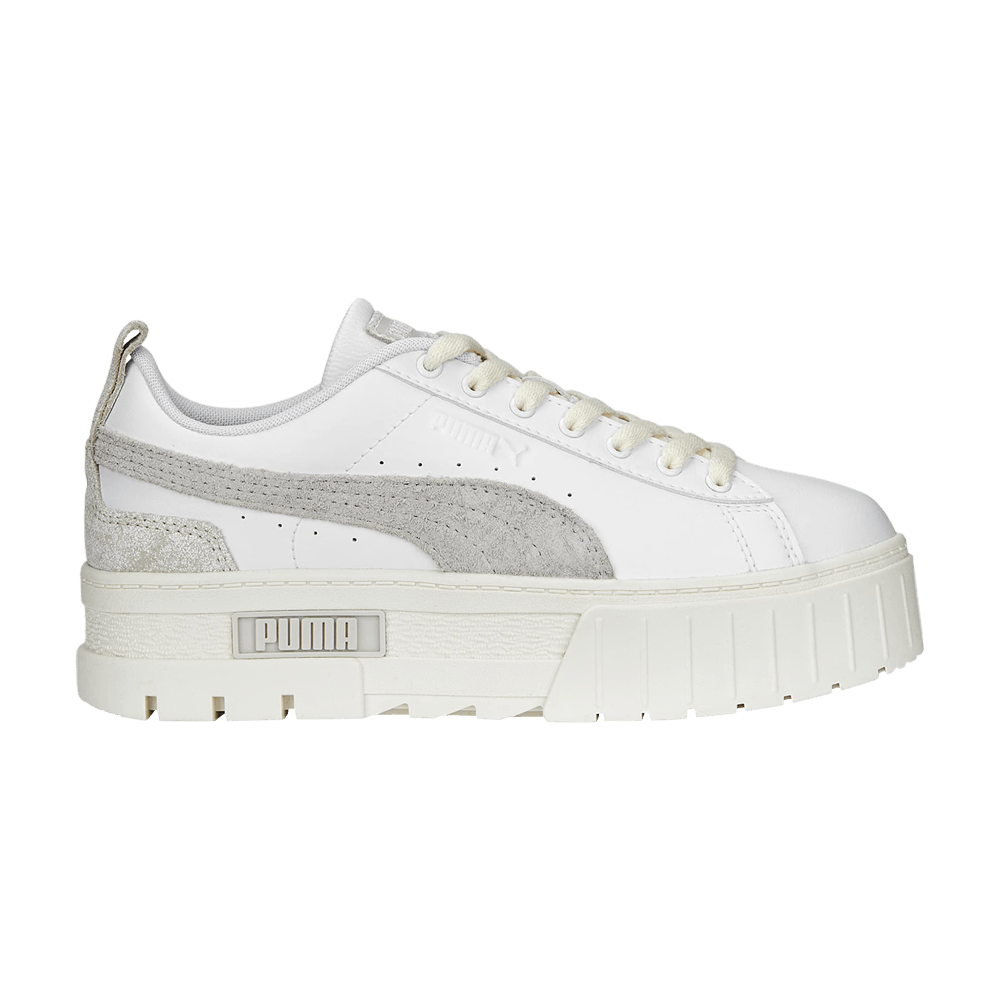 Pre-owned Puma Wmns Mayze 'thrifted - White Grey'