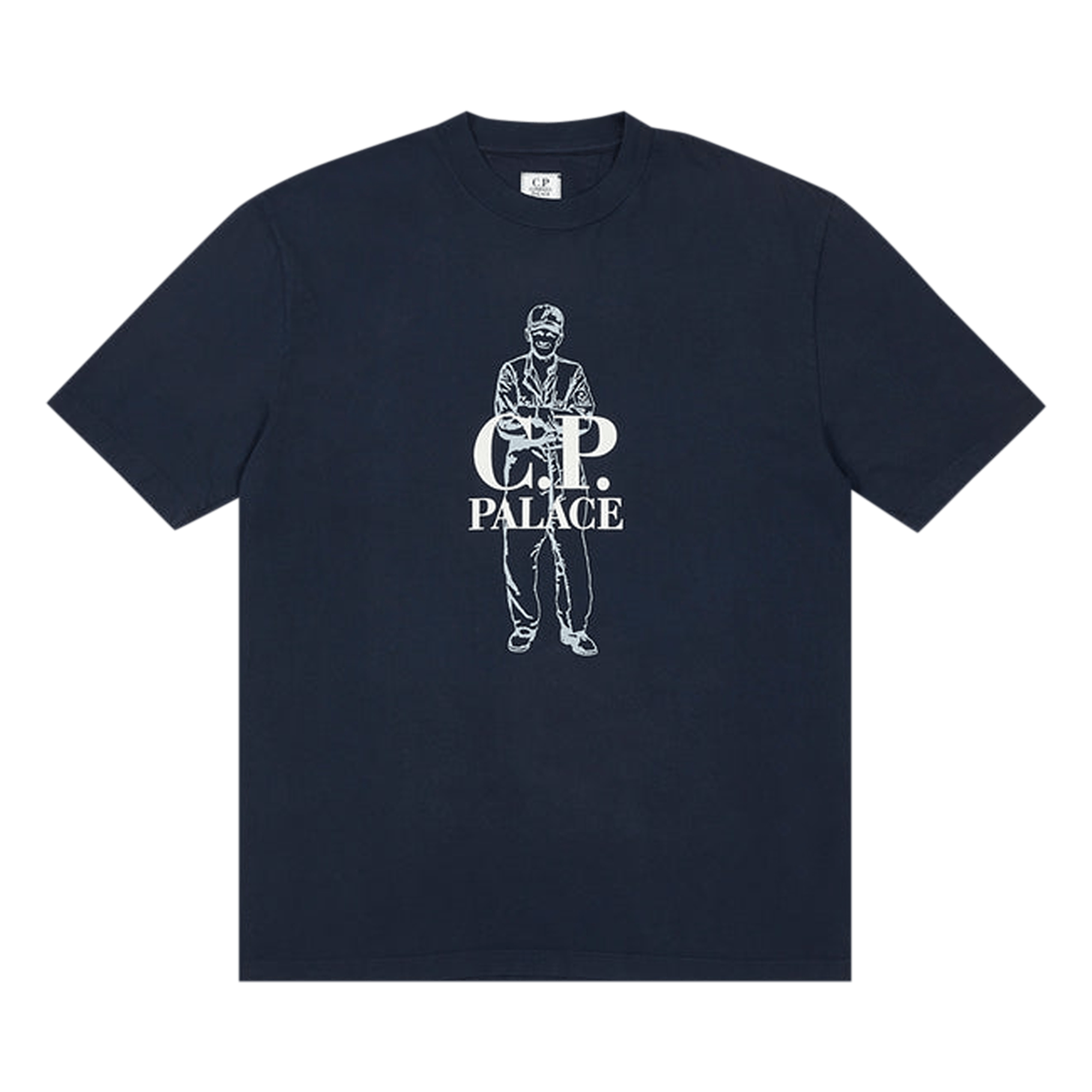 Palace x C.P. Company Logo T-Shirt 'Navy'