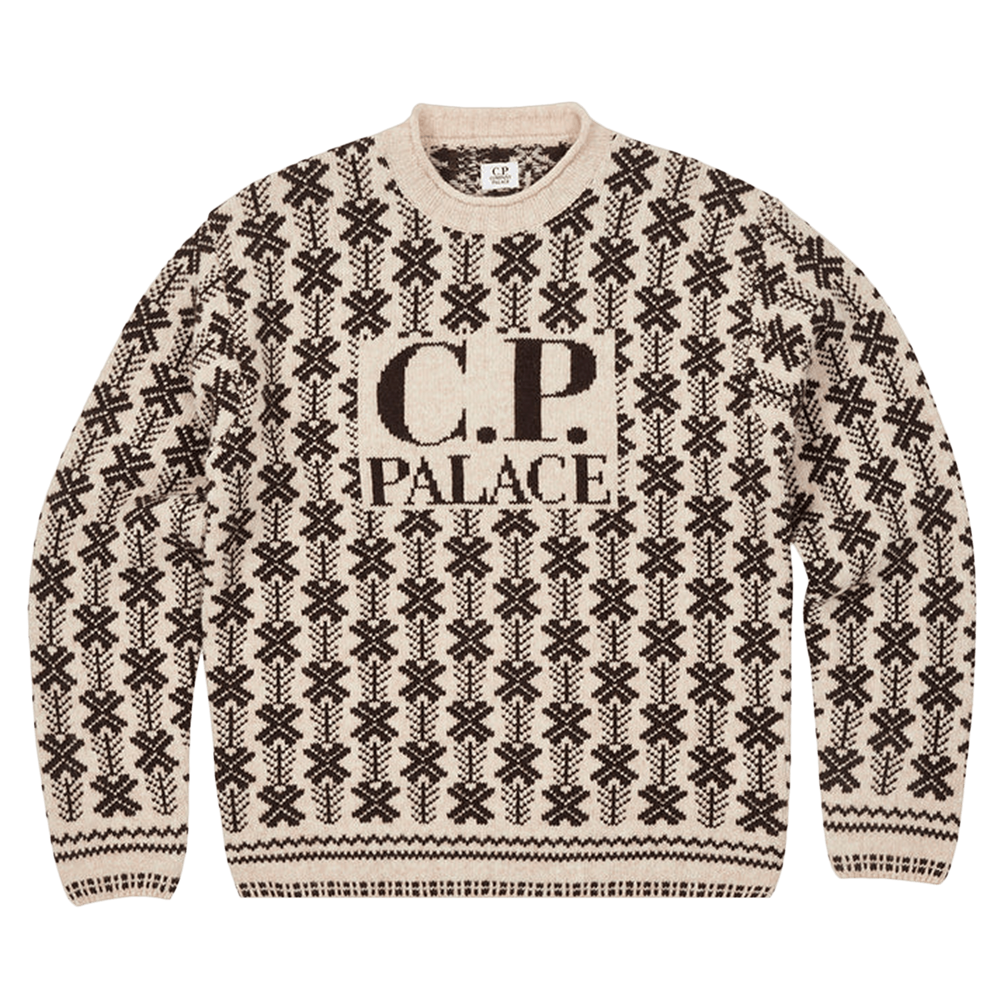 Palace x C.P. Company Lambswool Knit 'Stone'