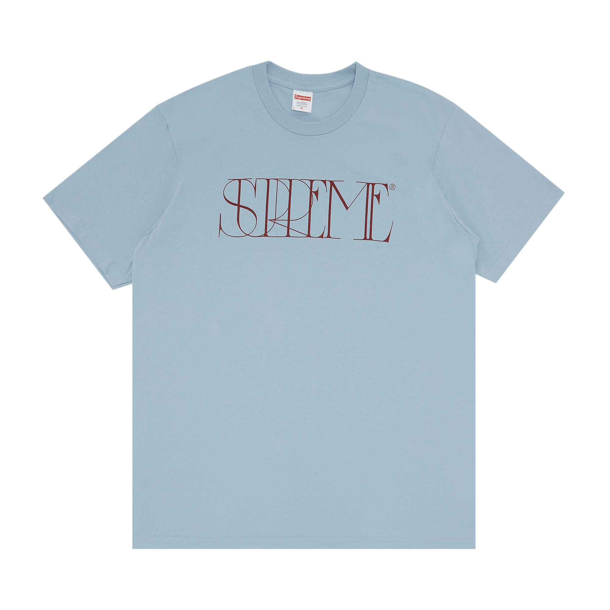 Supreme Trademark Tee 'Dusty Blue'