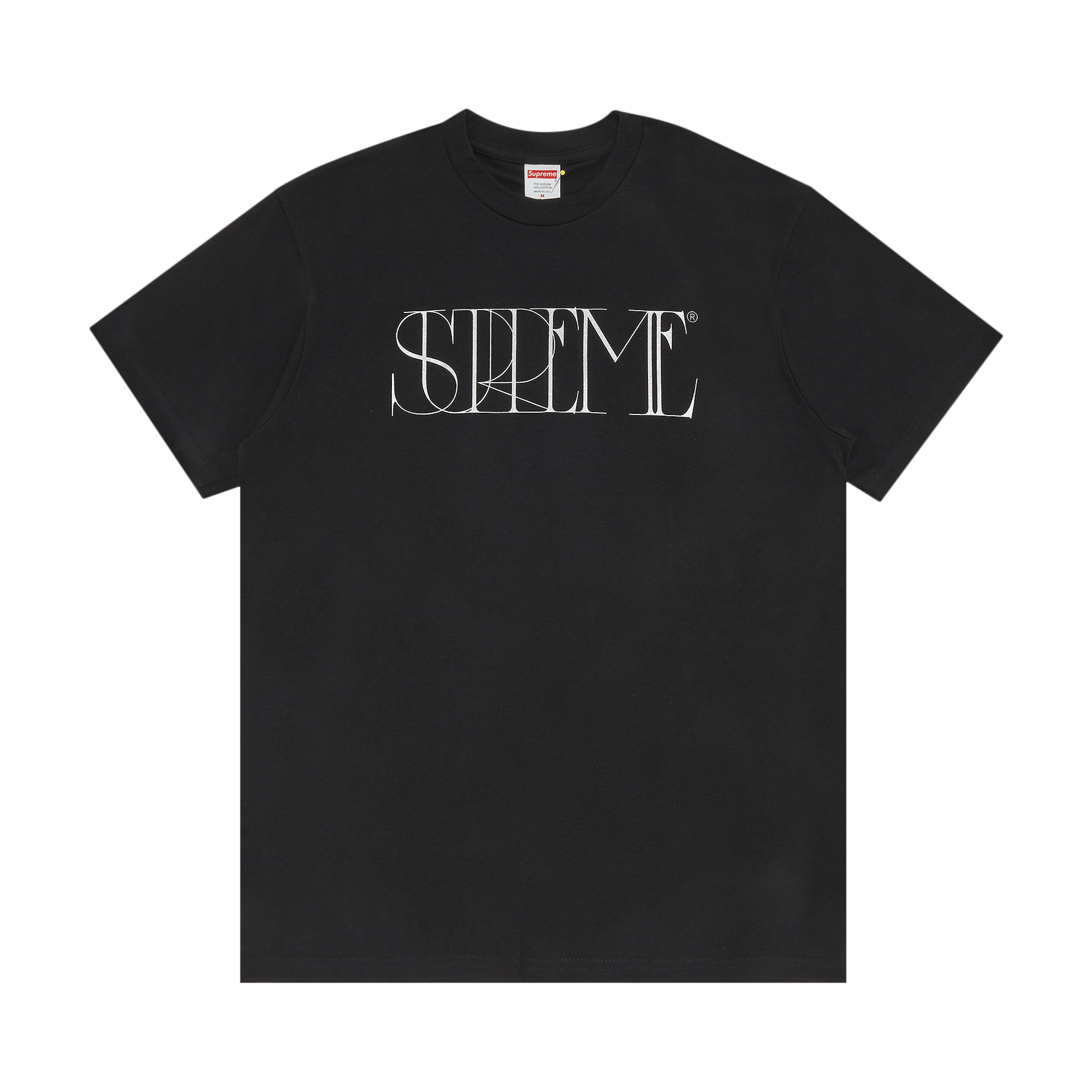 Supreme Trademark Tee 'Black'
