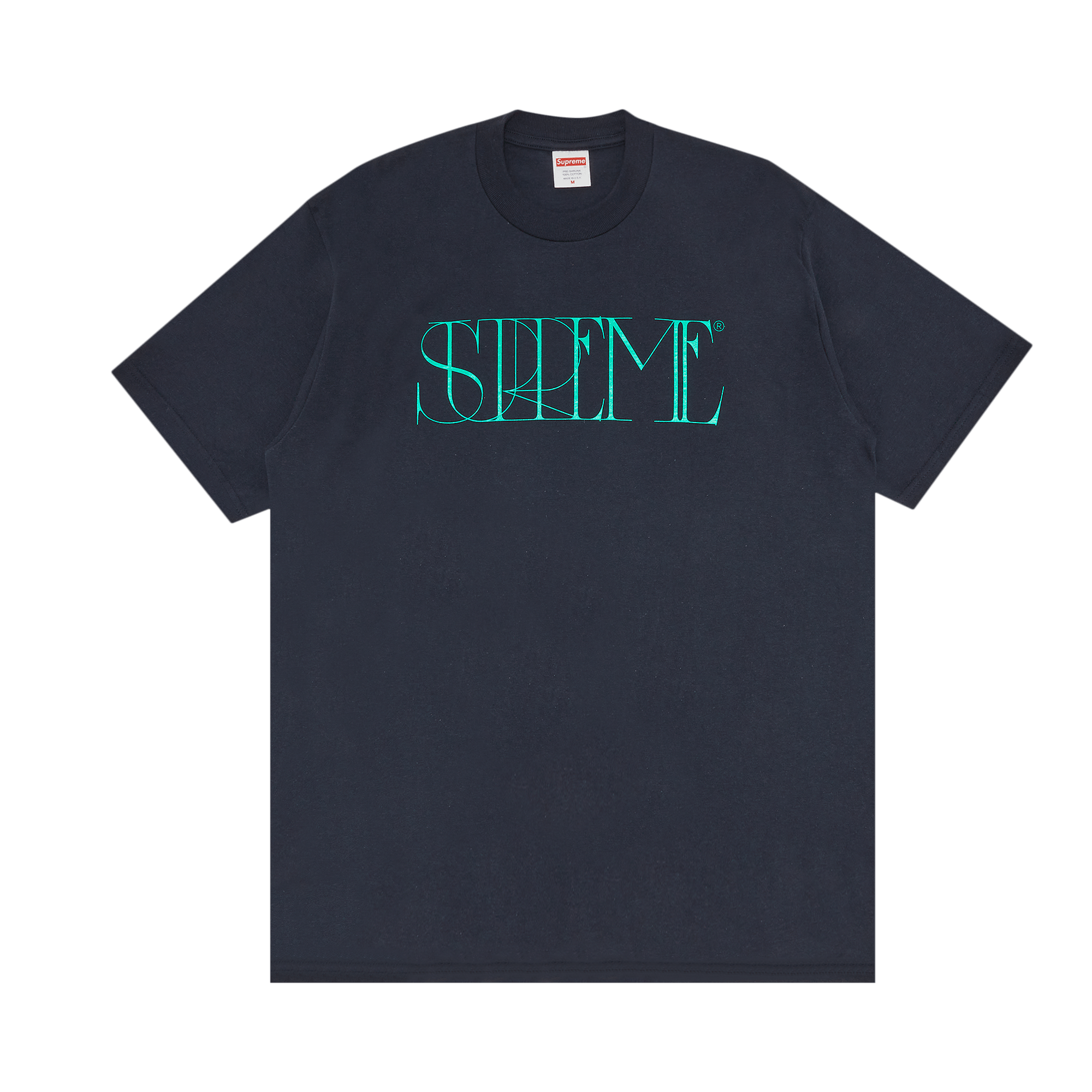 Supreme Trademark Tee 'Navy'