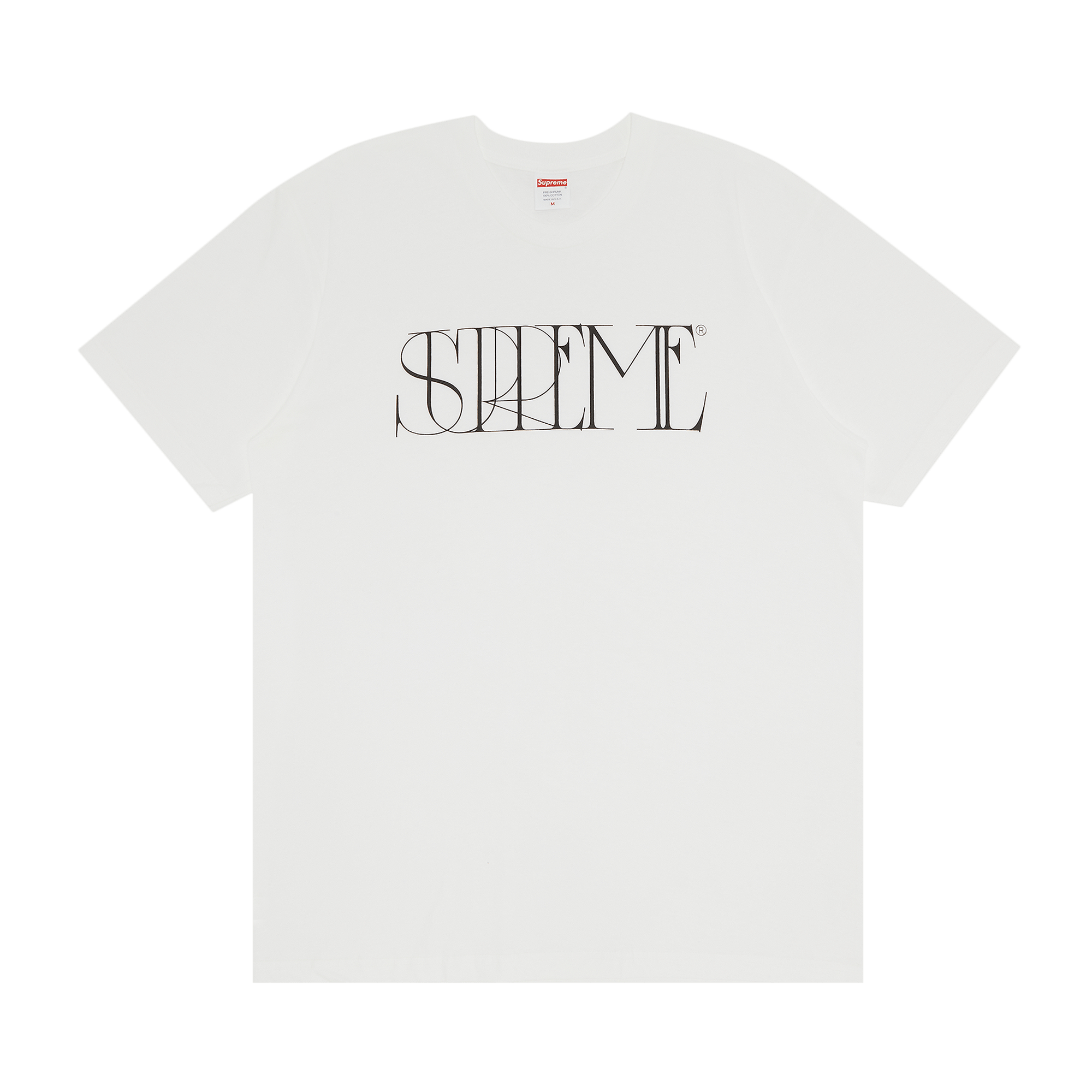 Supreme Trademark Tee 'White'