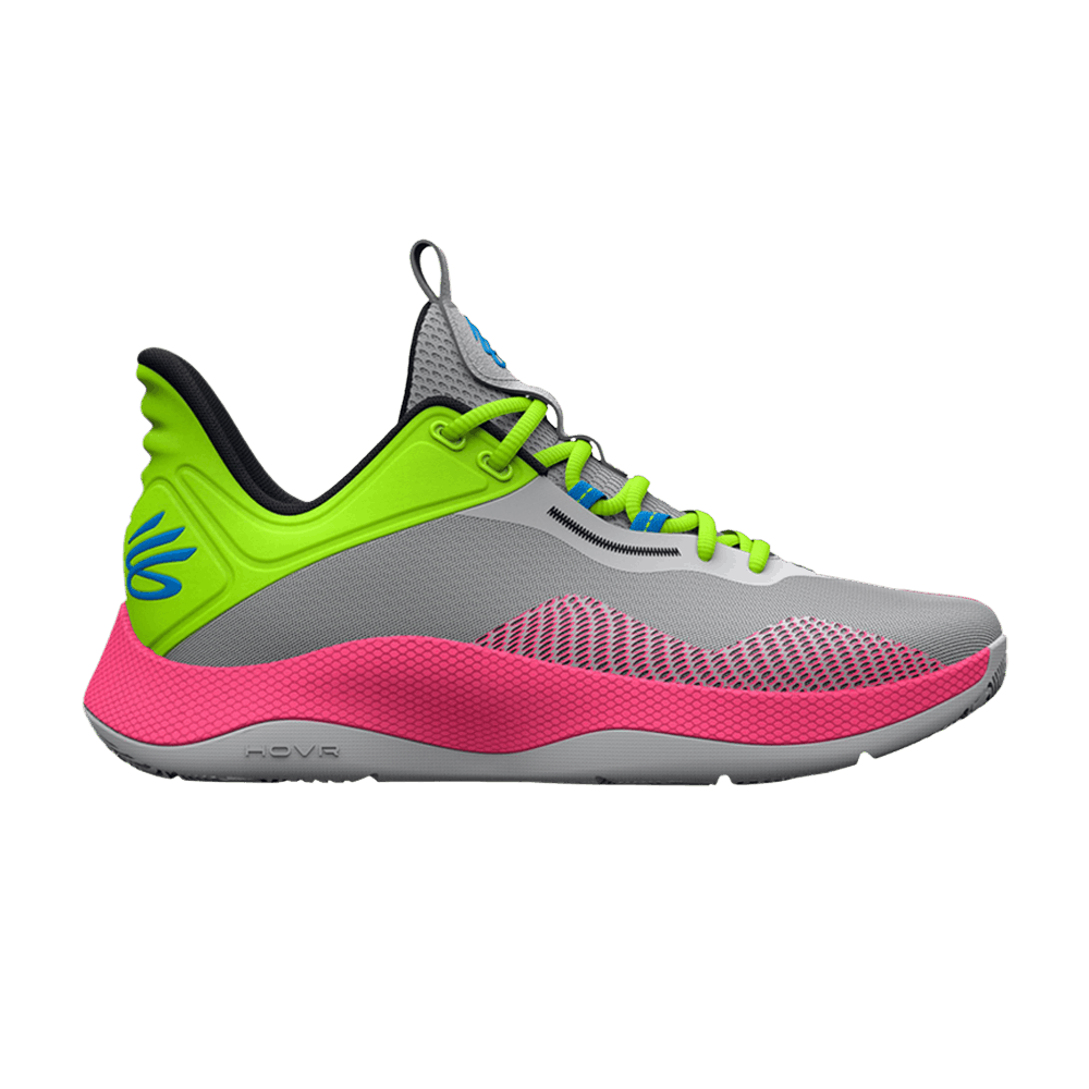 Pre-owned Curry Brand Curry Hovr Splash 'halo Grey Lime Pink'