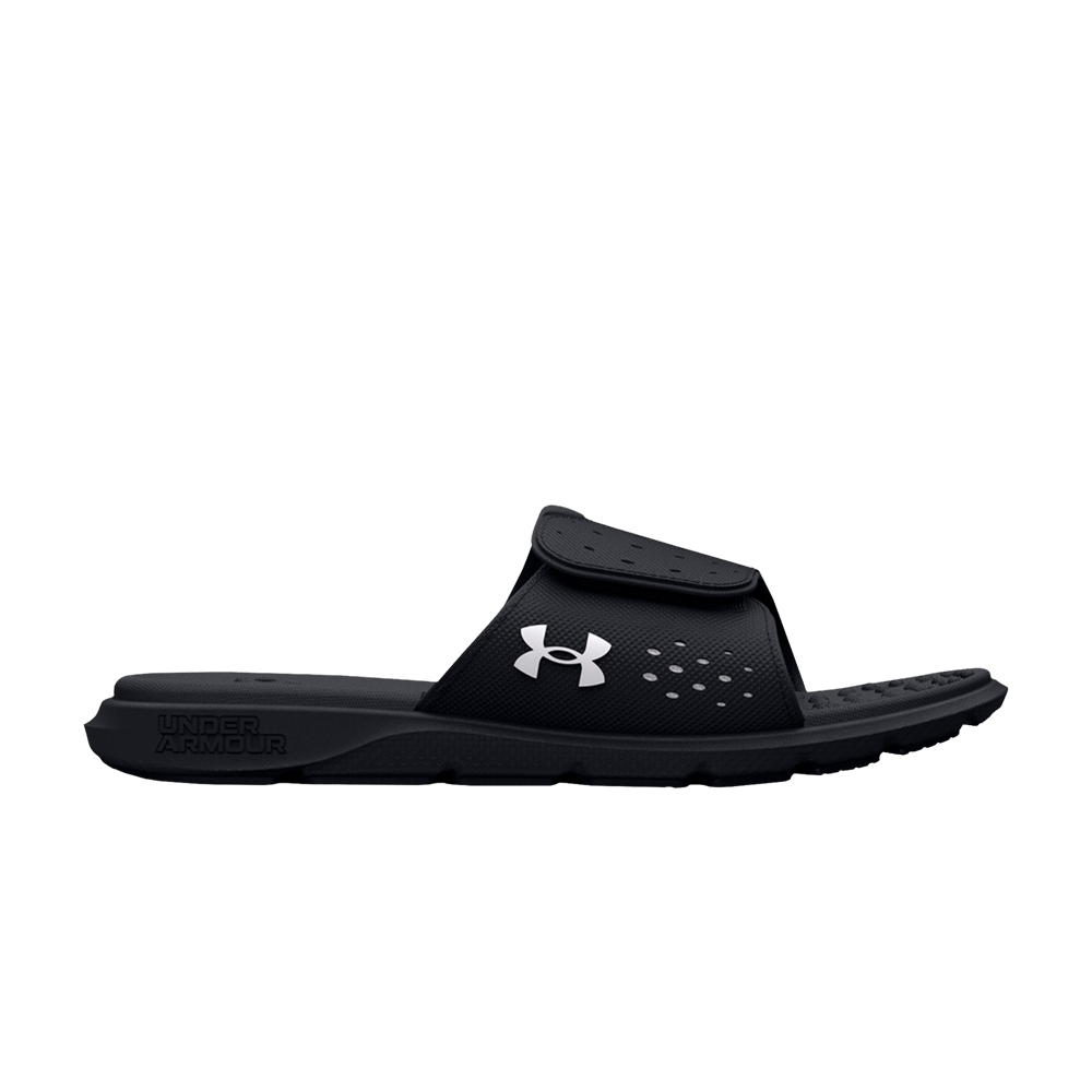 Pre-owned Under Armour Wmns Ignite 7 Slide 'black White'
