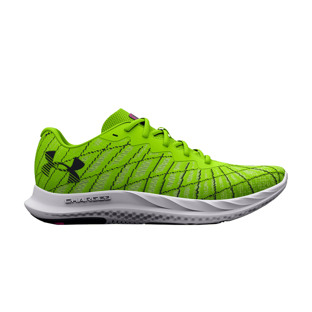 Pre-owned Under Armour Charged Breeze 2 'lime Surge' In Green