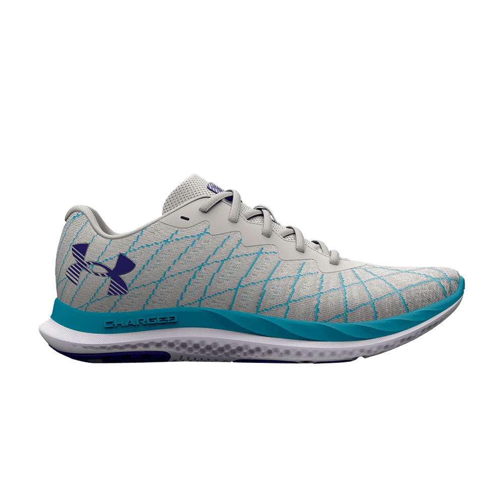 Pre-owned Under Armour Wmns Charged Breeze 2 'grey Mist Blue Surf'