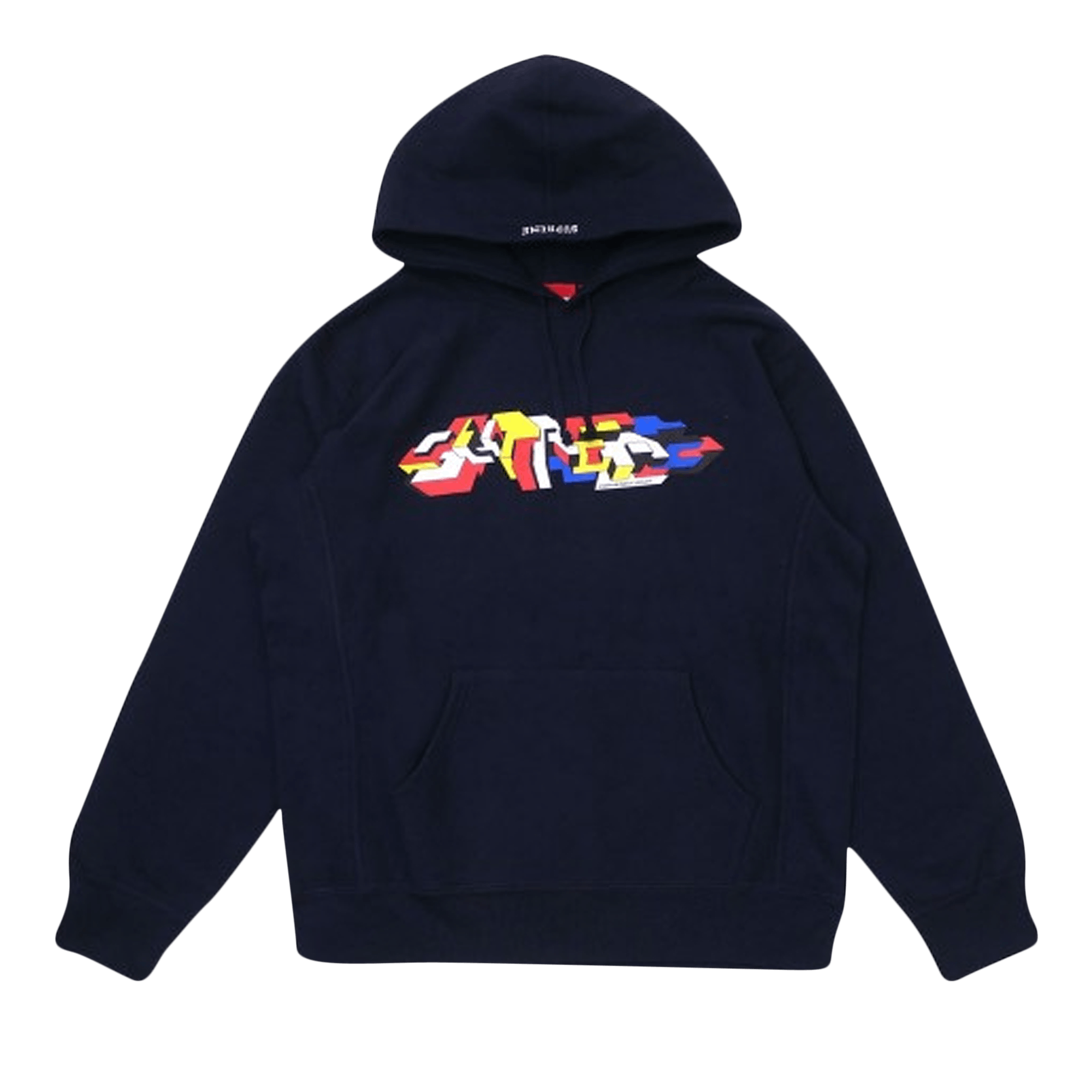 Supreme Delta Logo Hooded Sweatshirt 'Navy'