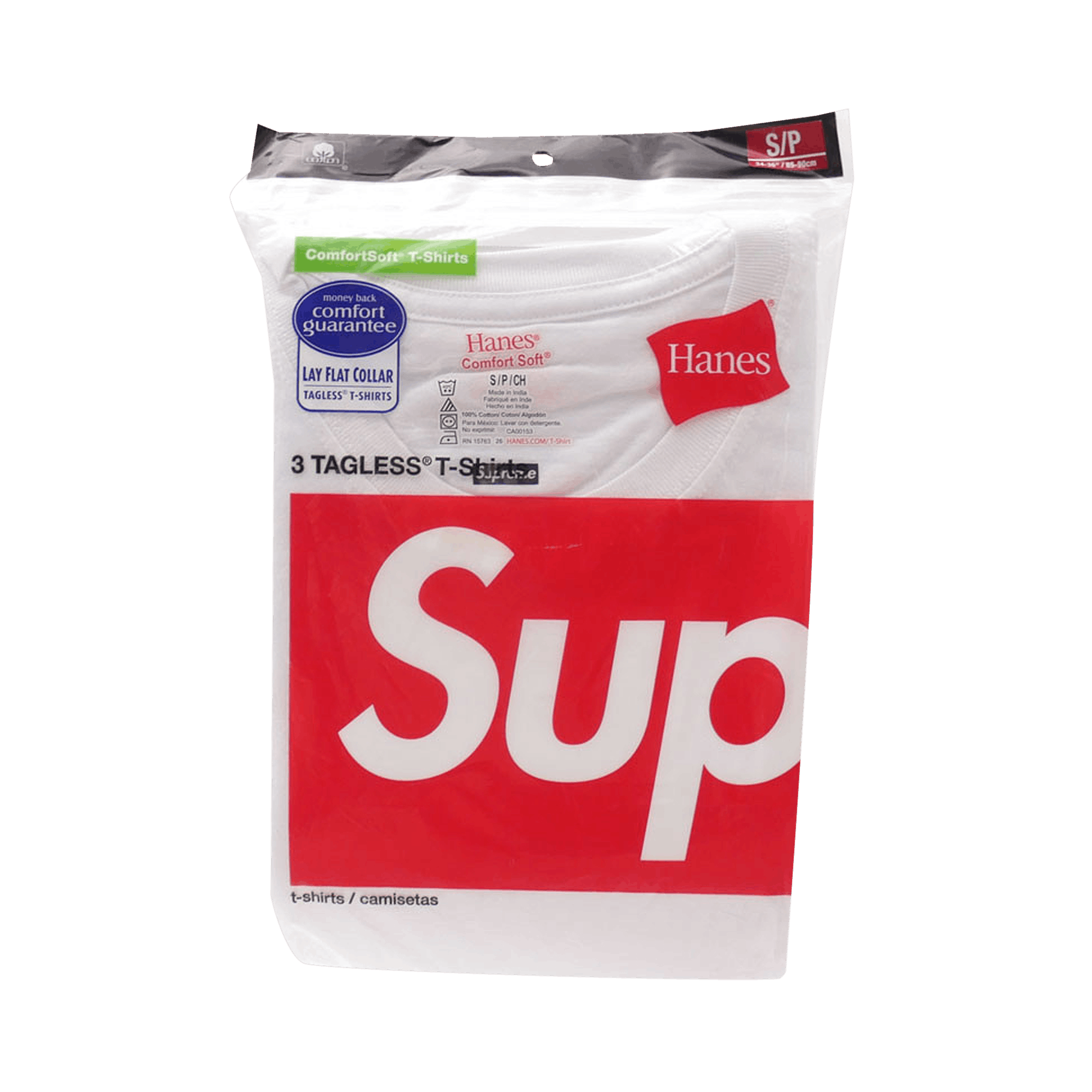 Supreme x Hanes Tagless Tees (3 Pack) 'White'