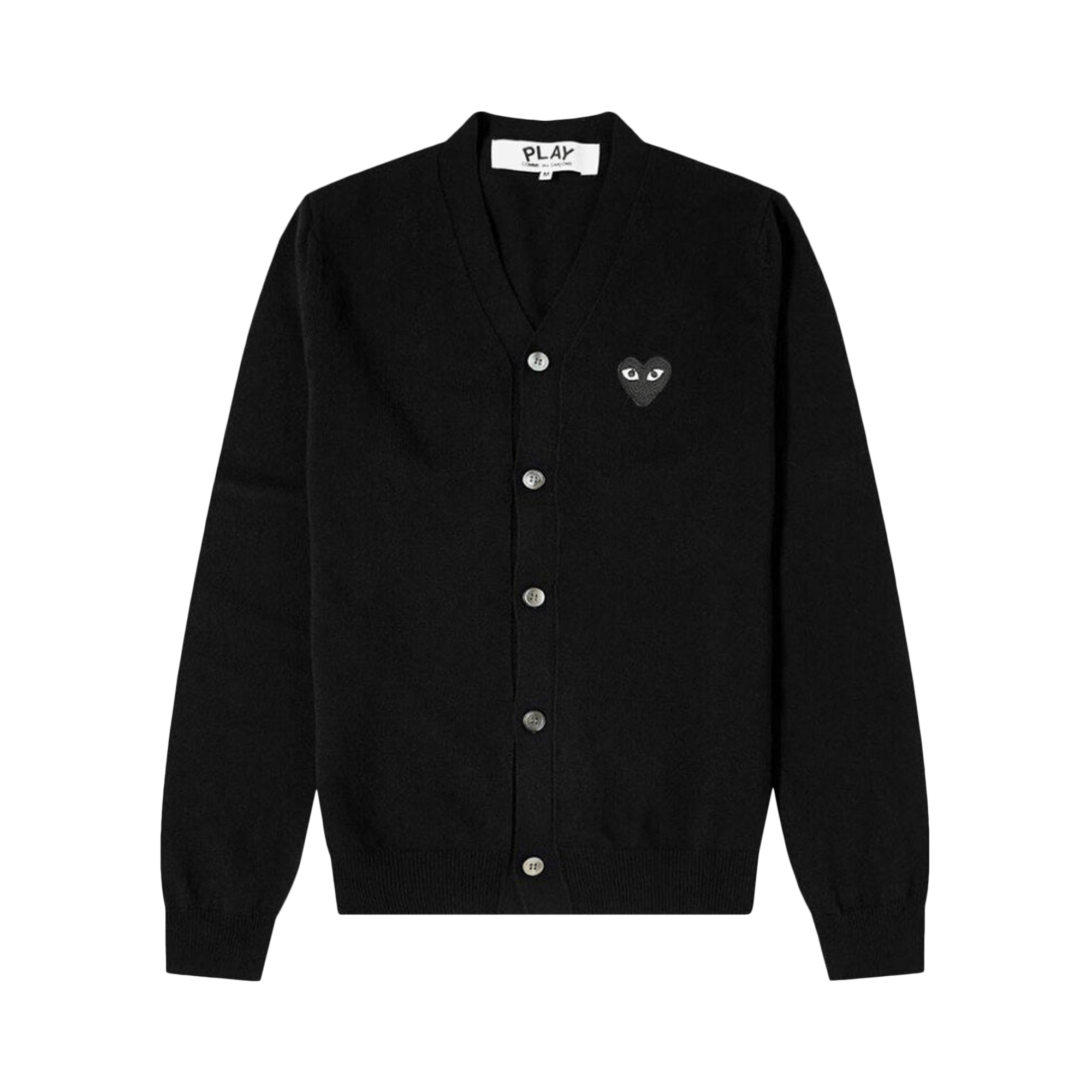 Comme des Garçons PLAY Small Heart Cardigan 'Black'