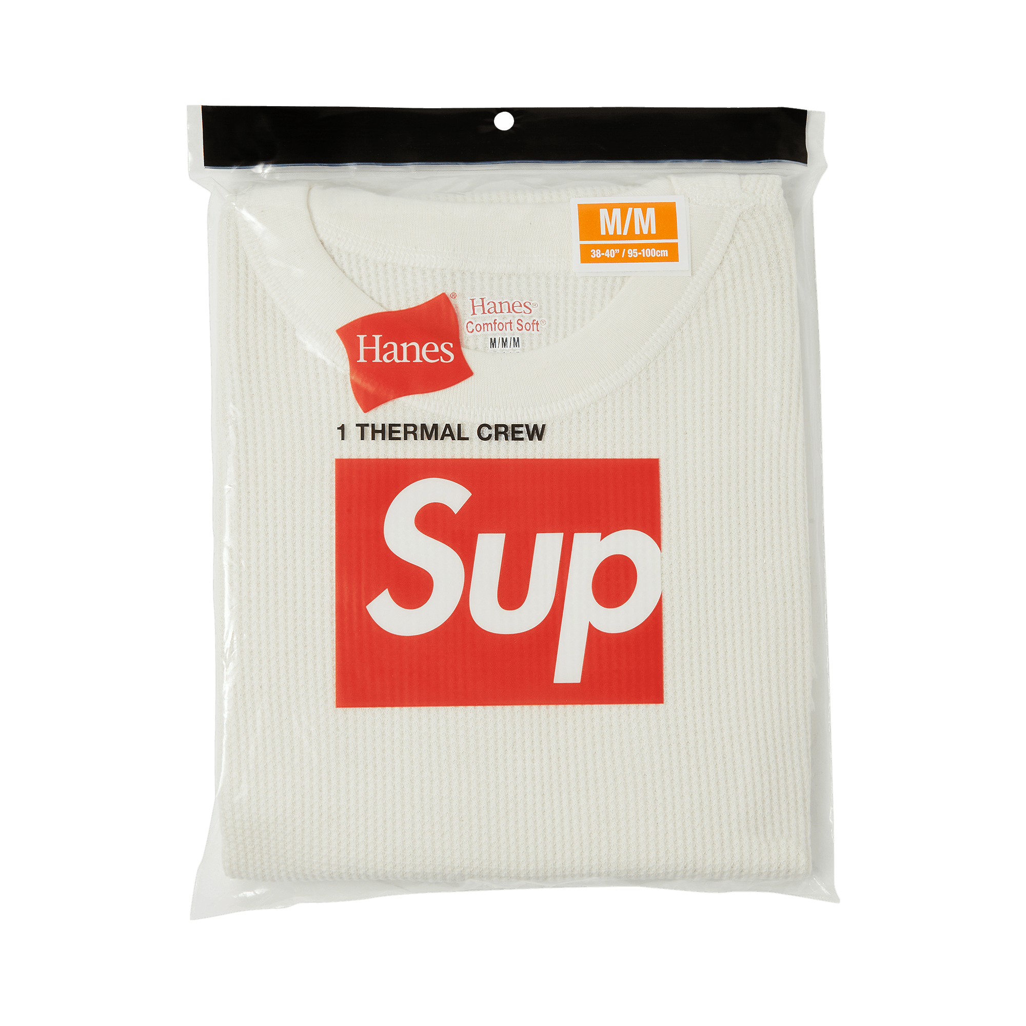 Supreme x Hanes Thermal Crew (1 Pack) 'Natural'