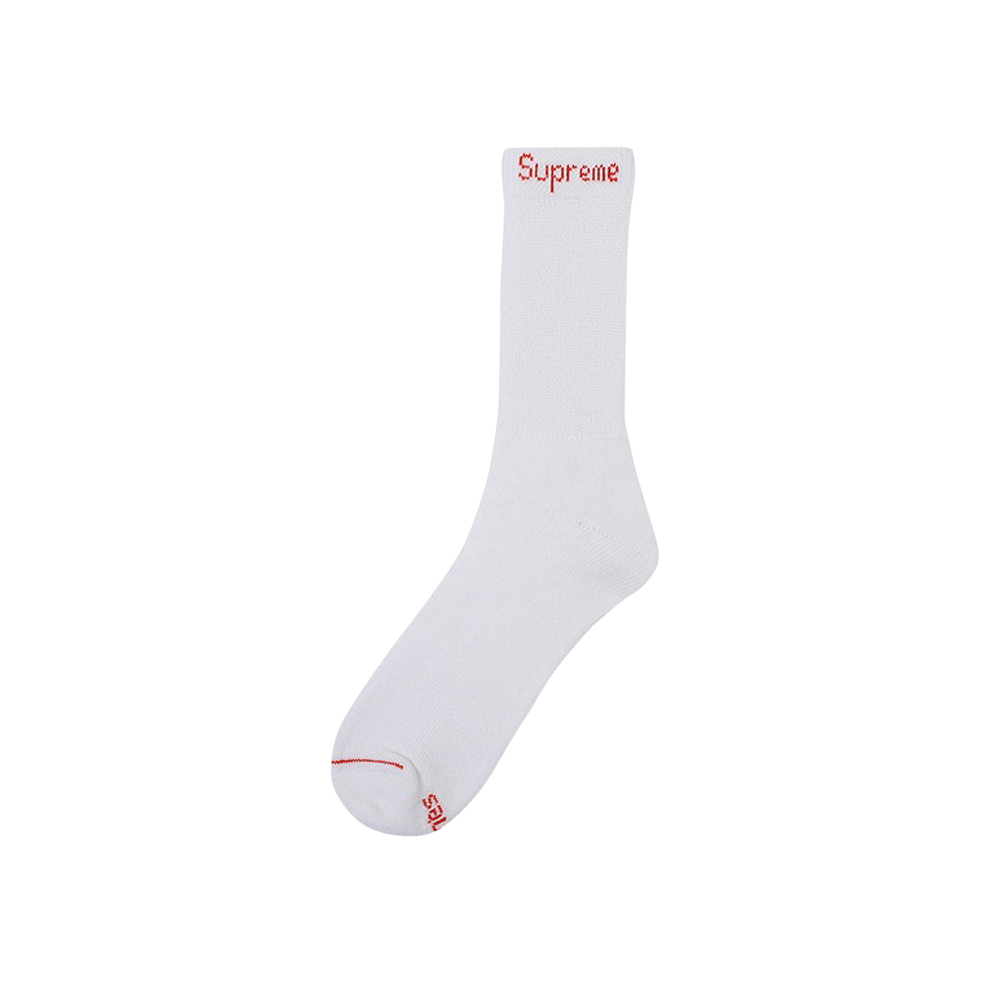 Supreme x Hanes Crew Socks (4 Pack) 'White'