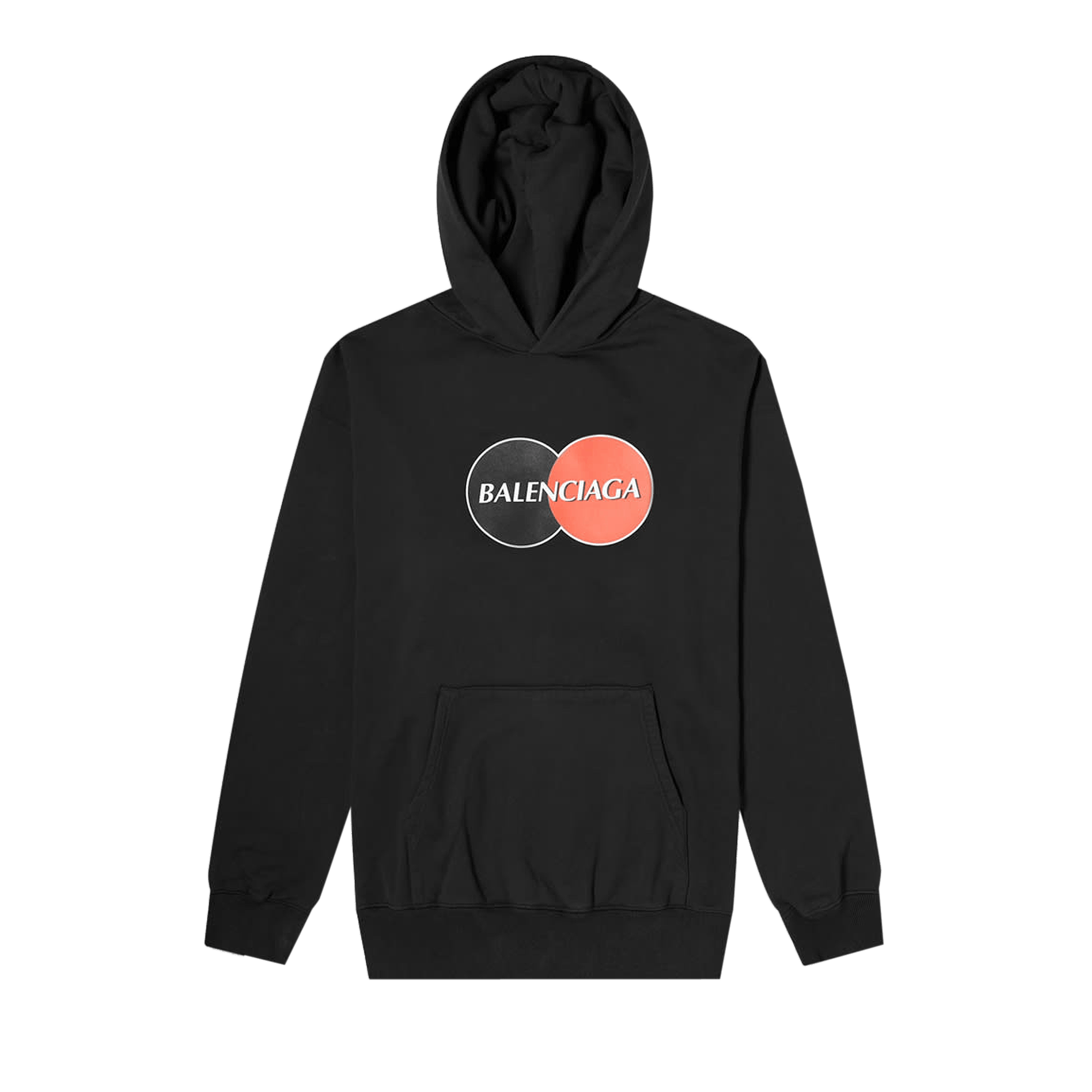 Balenciaga Credit Card Logo Hoodie 'Black'