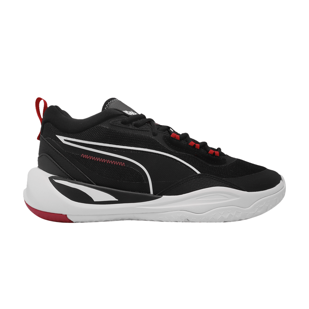 Pre-owned Puma Playmaker 'black White Red'
