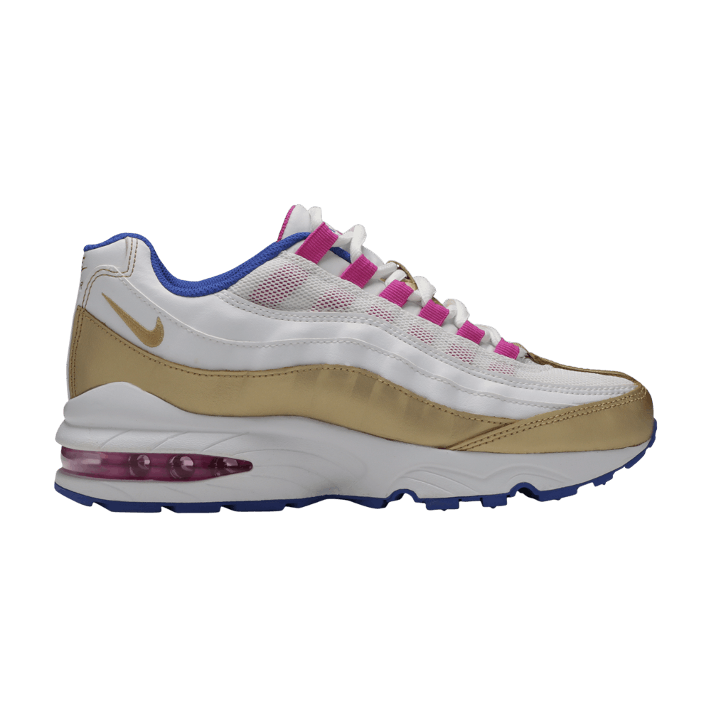 Pre-owned Nike Air Max 95 Le Gs 'peanut Butter & Jelly' In Gold