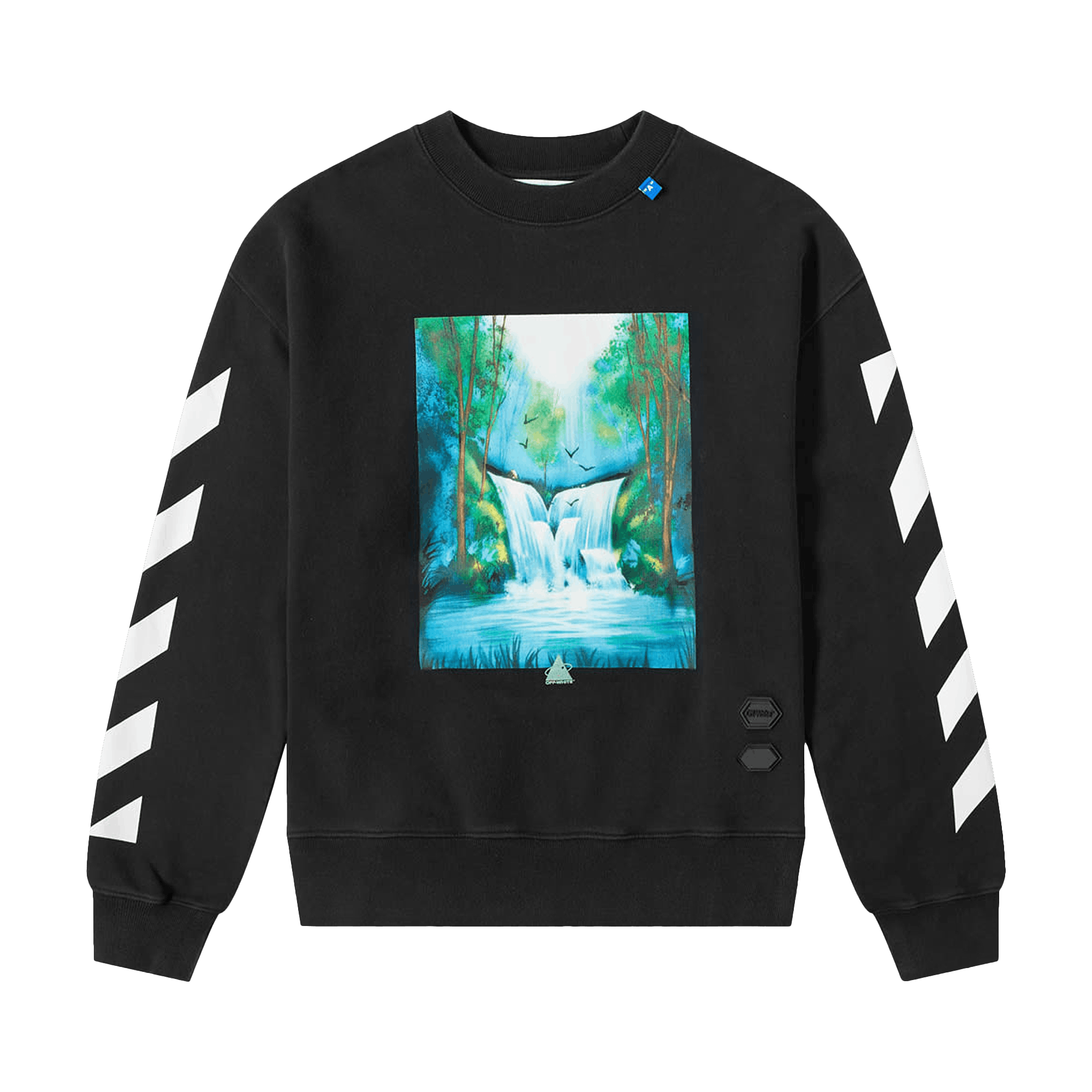 Off-White Waterfall Over Sweatshirt 'Black'