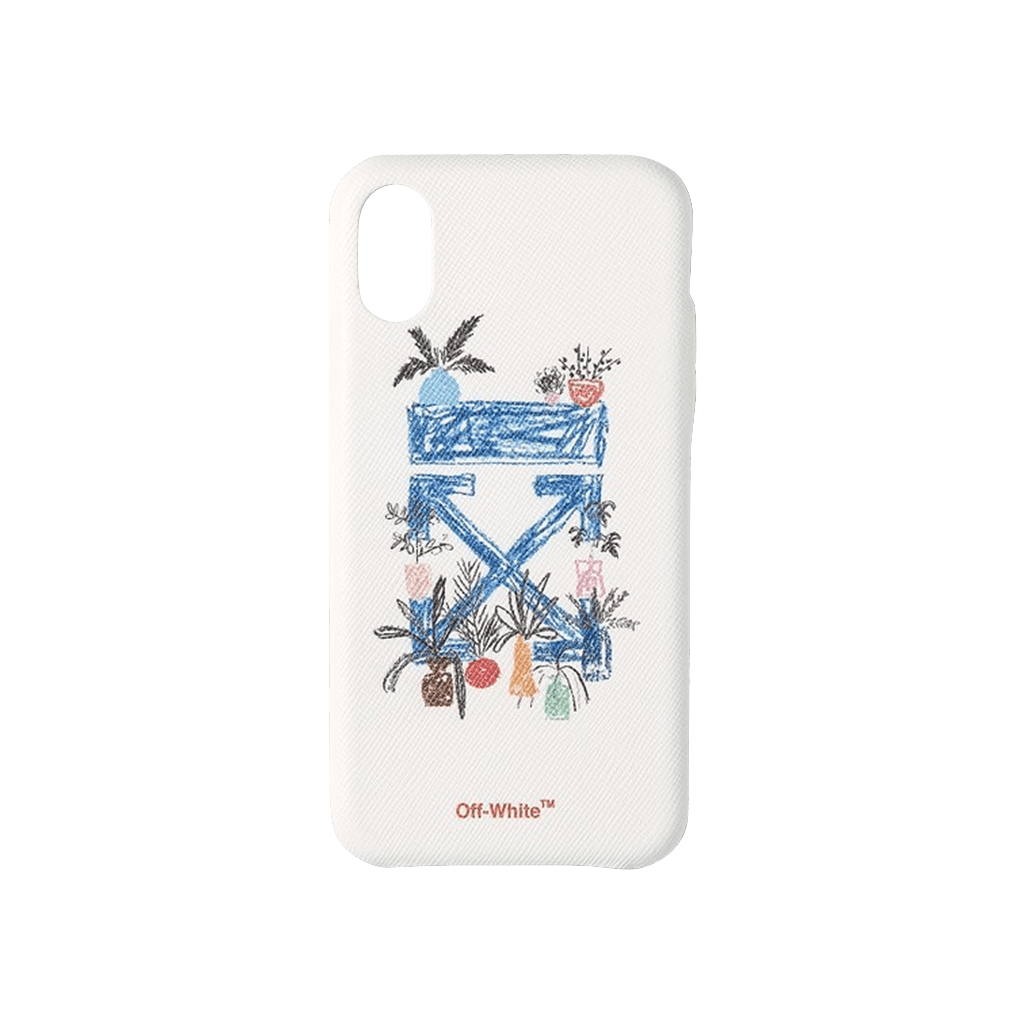 Off-White De Graft Arrow iPhone Xs Max Case 'White/Blue'