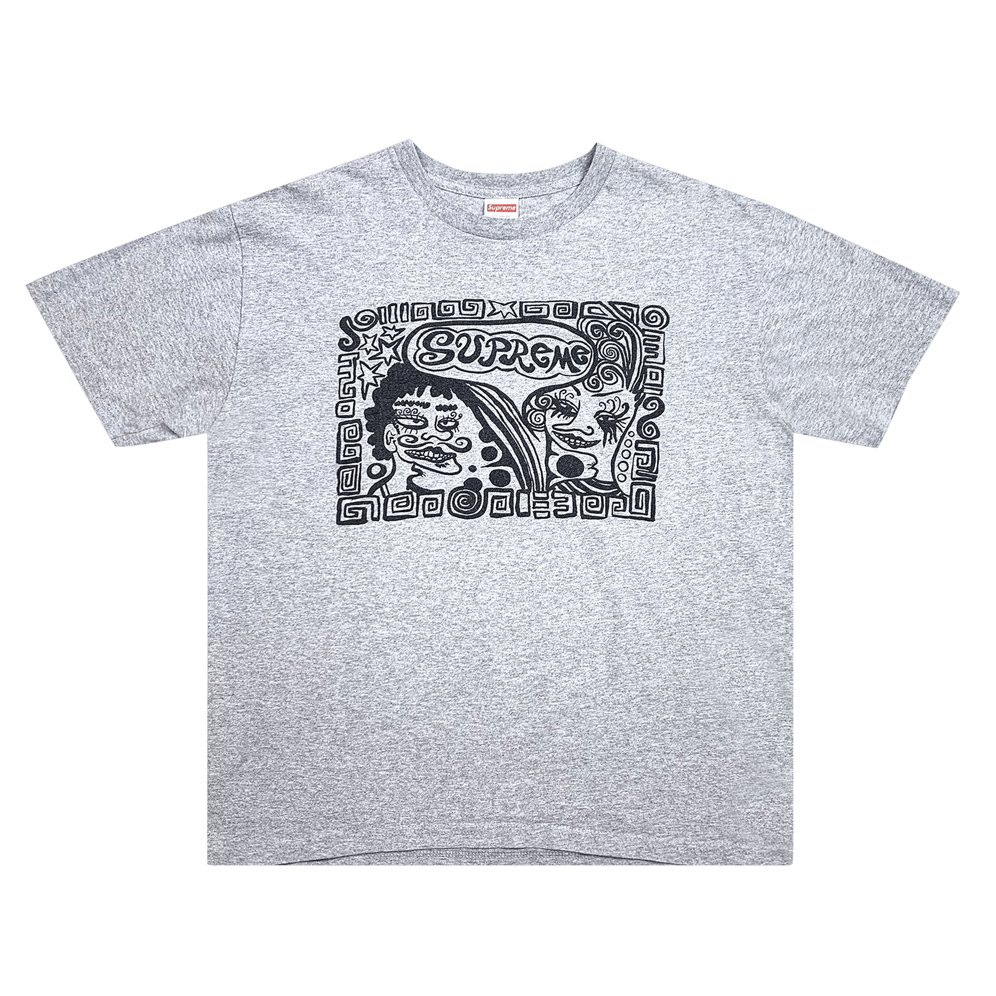 Supreme Faces Tee 'Heather Grey'