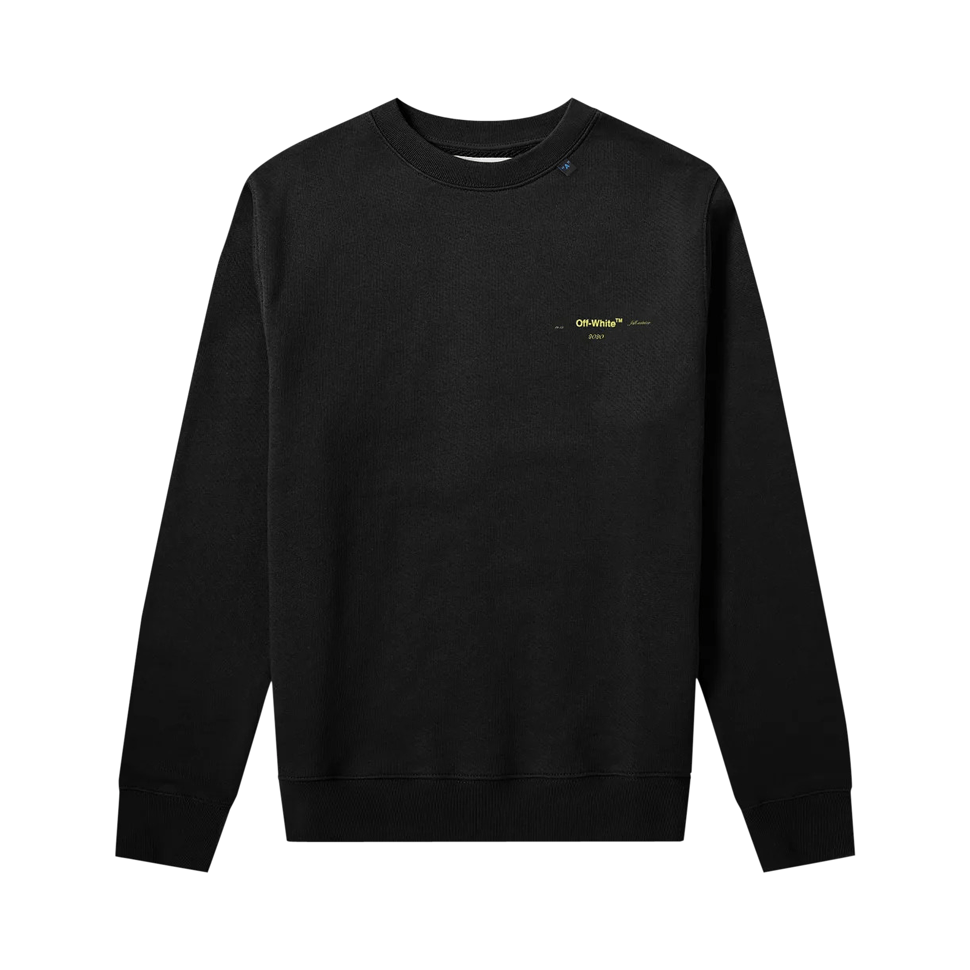 Acrylic Arrows Slim Crewneck 'Black / Yellow'