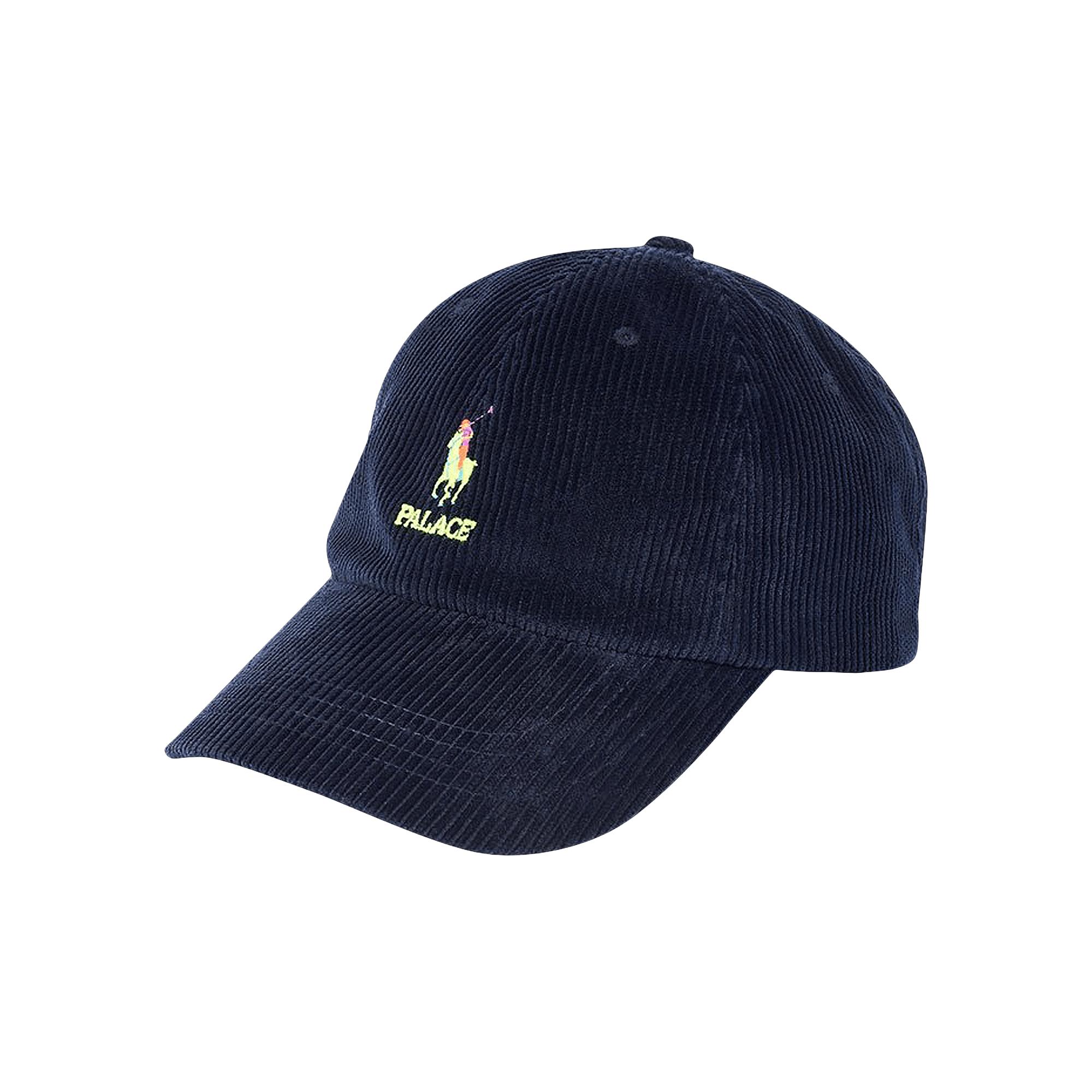Pre-owned Palace X Ralph Lauren Classic Polo Corduroy Cap 'aviator Navy' In Blue