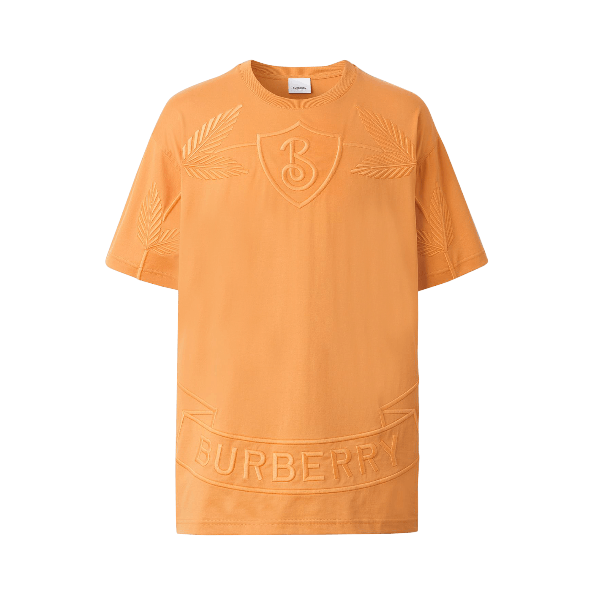 Pre-owned Burberry Oak Leaf Crest T-shirt 'dusty Orange'