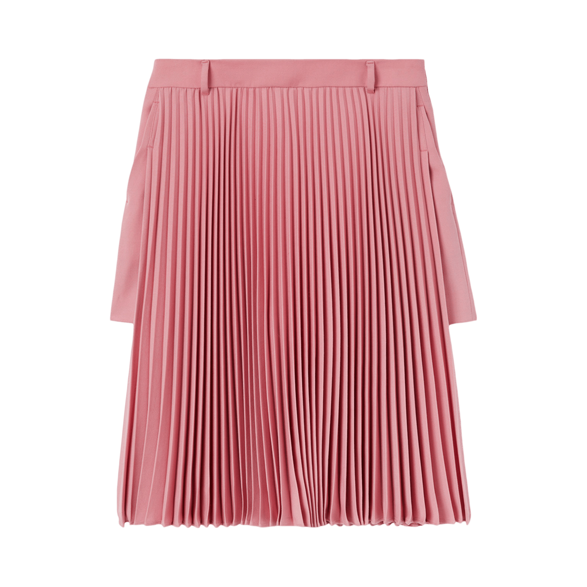 Pre-owned Burberry Pleated Panel Grain De Poudre Shorts 'rosy Pink'