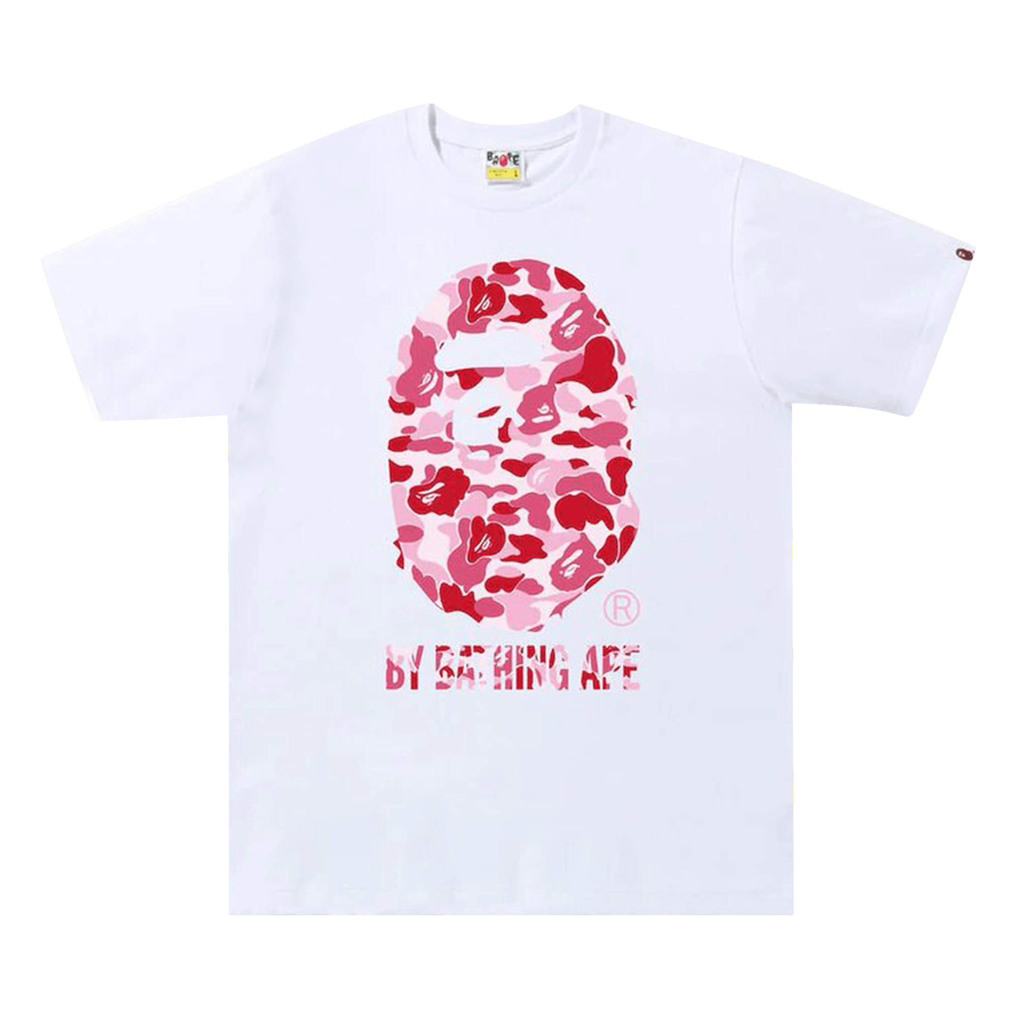 BAPE ABC Camo By Bathing Ape Tee 'White/Pink'