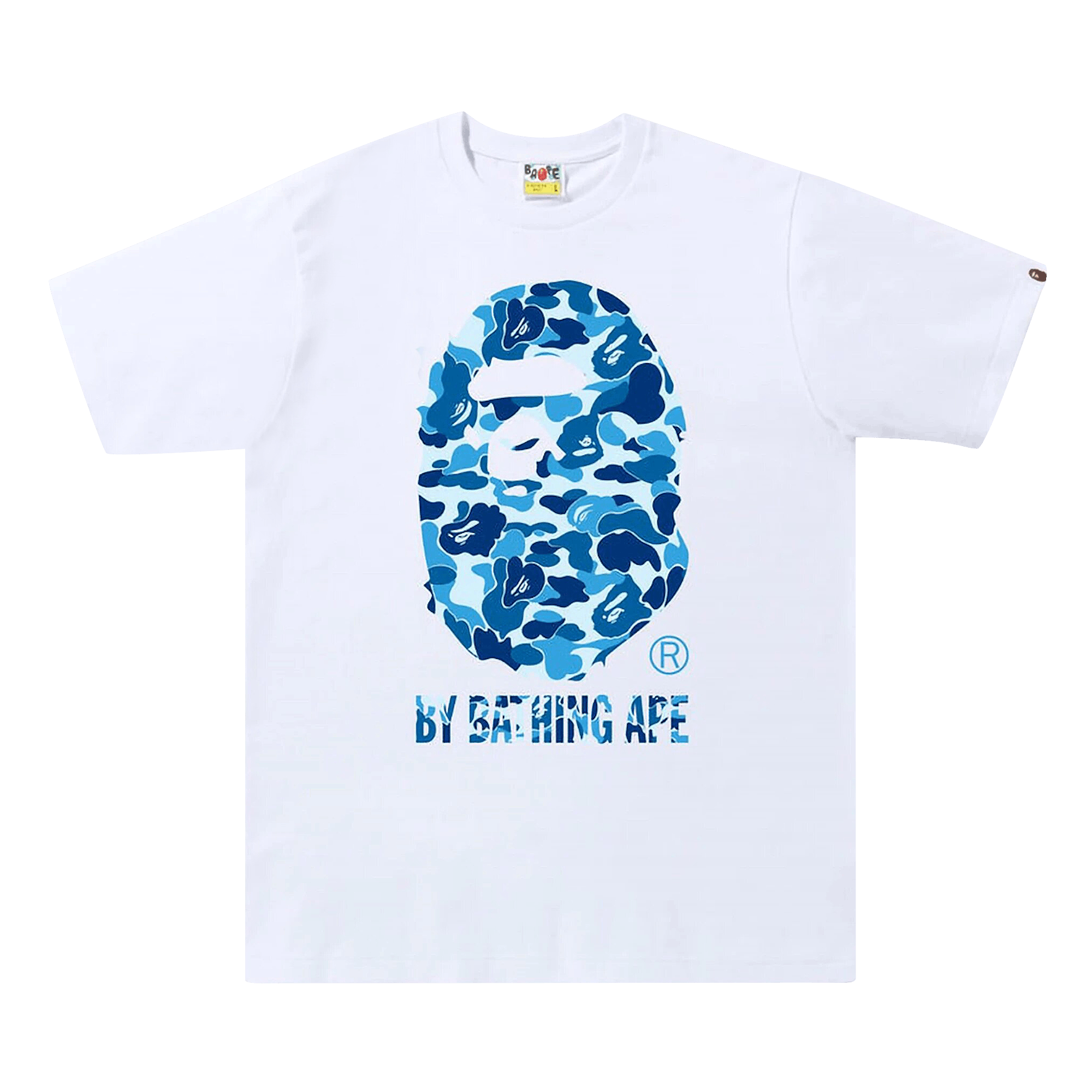BAPE ABC Camo By Bathing Ape Tee 'White/Blue'