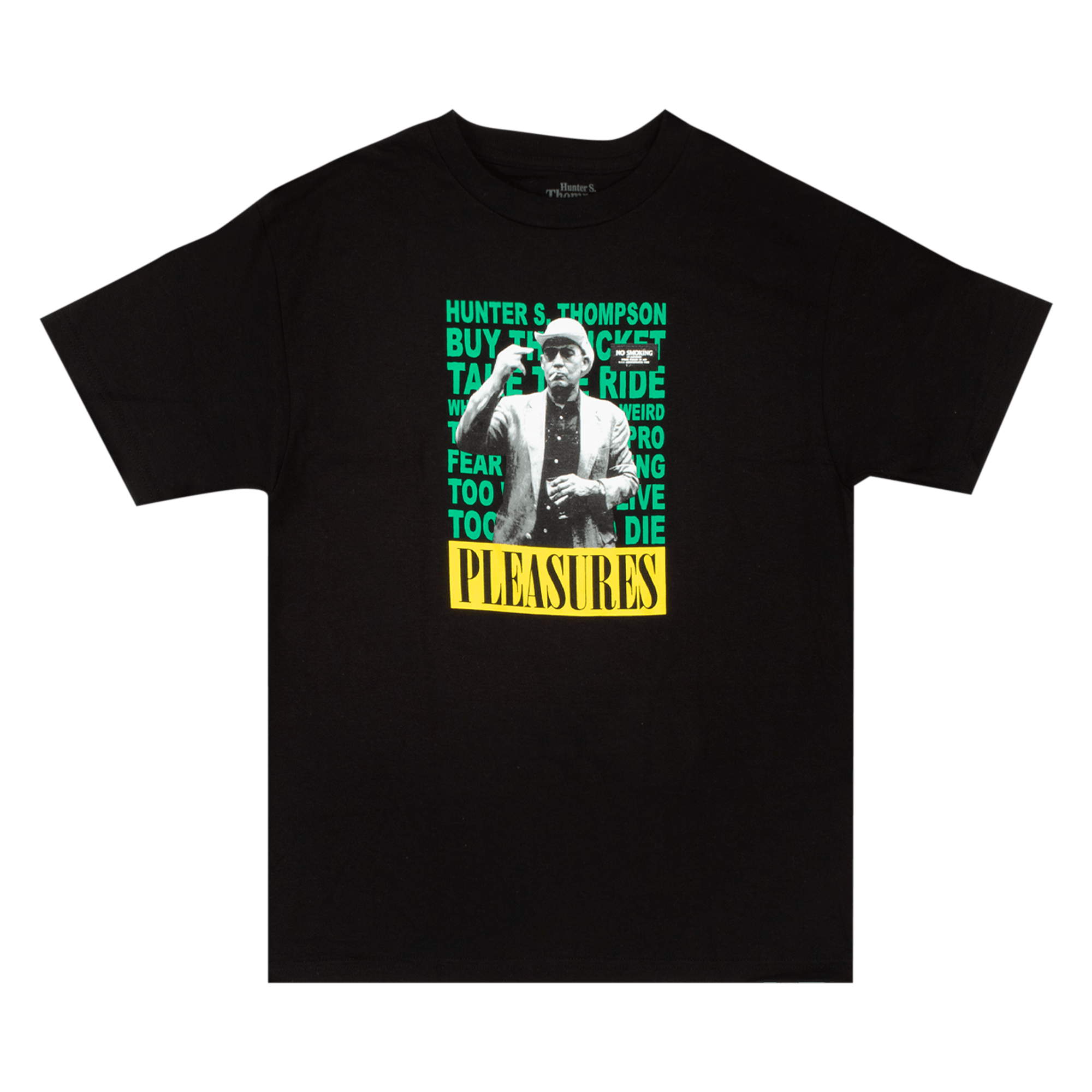 Pleasures No Smoking T-Shirt 'Black'