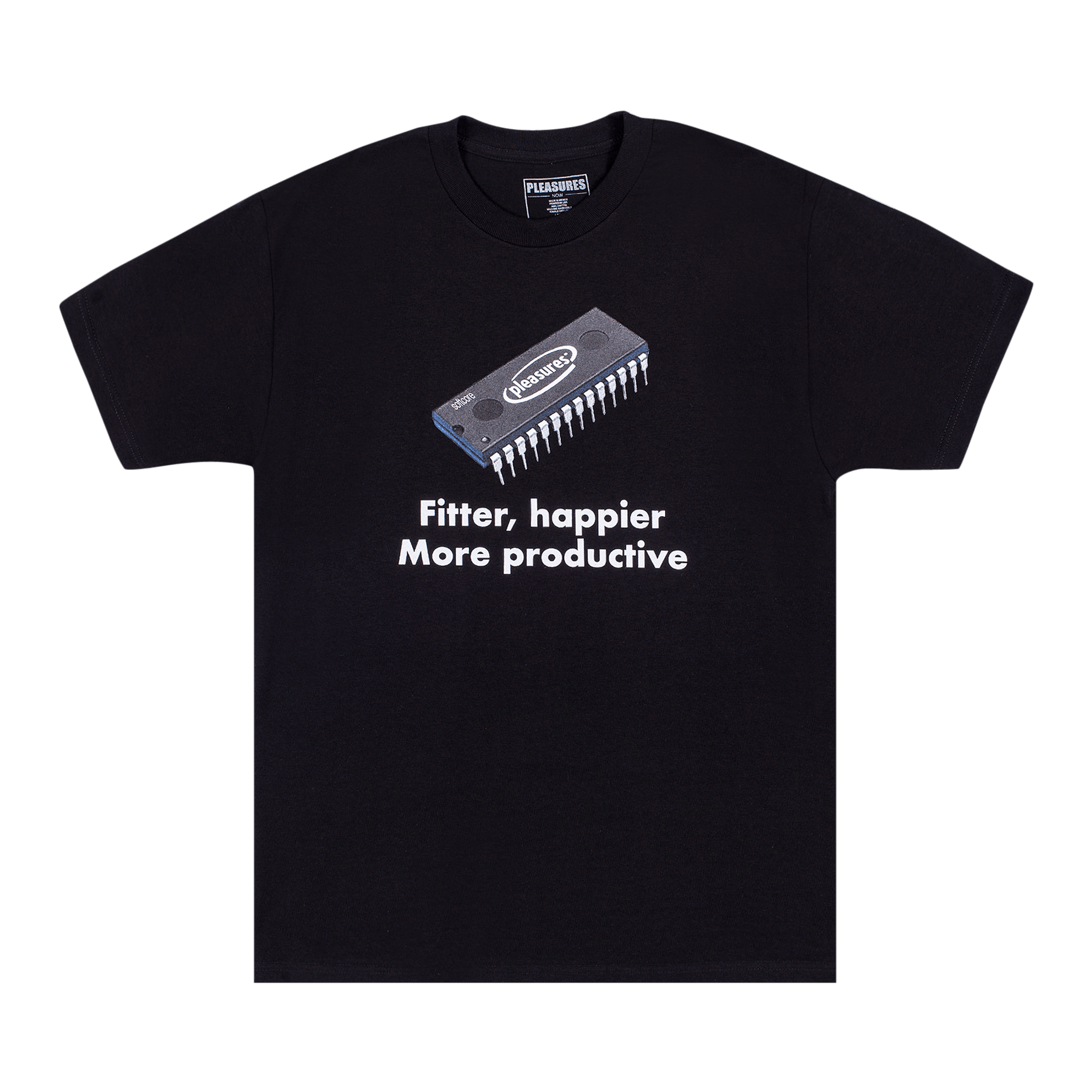 Pleasures Happier T-Shirt 'Black'