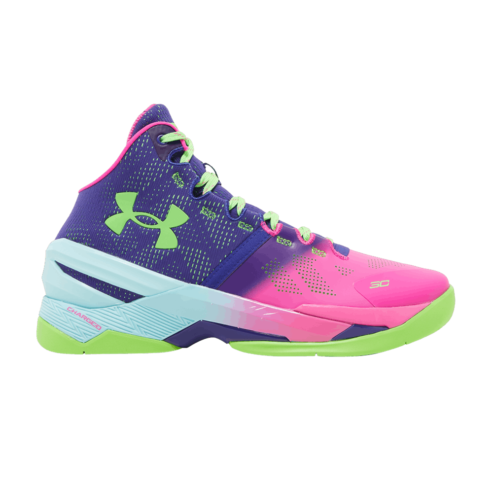 Pre-owned Curry 2 Retro 'northern Lights' 2022 In Multi-color