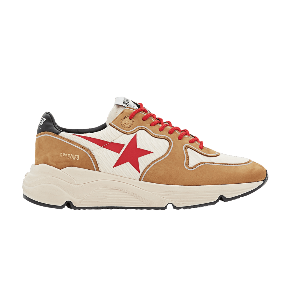 Golden Goose Running Sole 'Camel Brown Red'