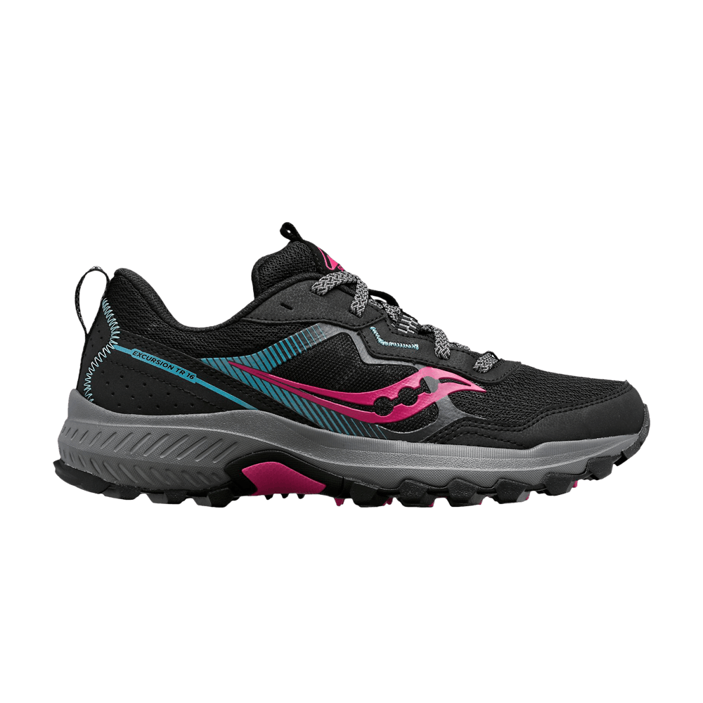 Saucony Wmns Excursion TR16 'Black Fuchsia'