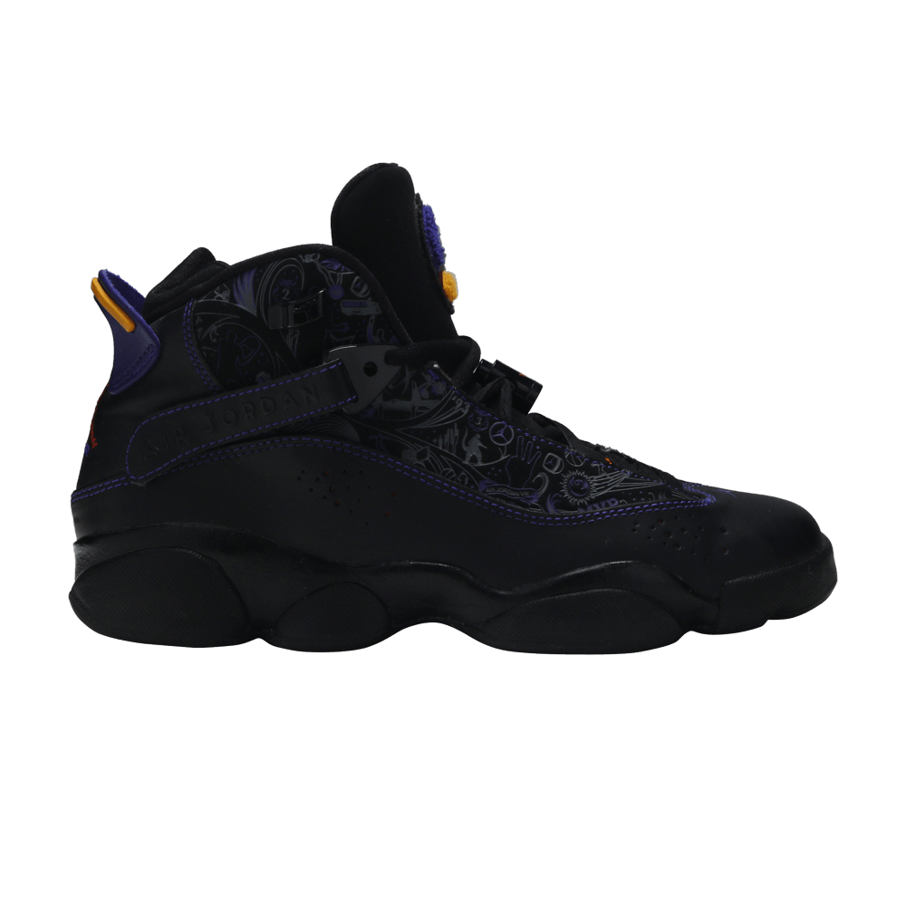 Pre-owned Air Jordan 6 Rings Gs In Black