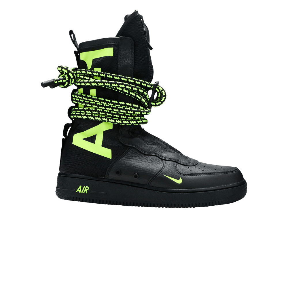 Nike SF Air Force 1 High 'Black Volt'