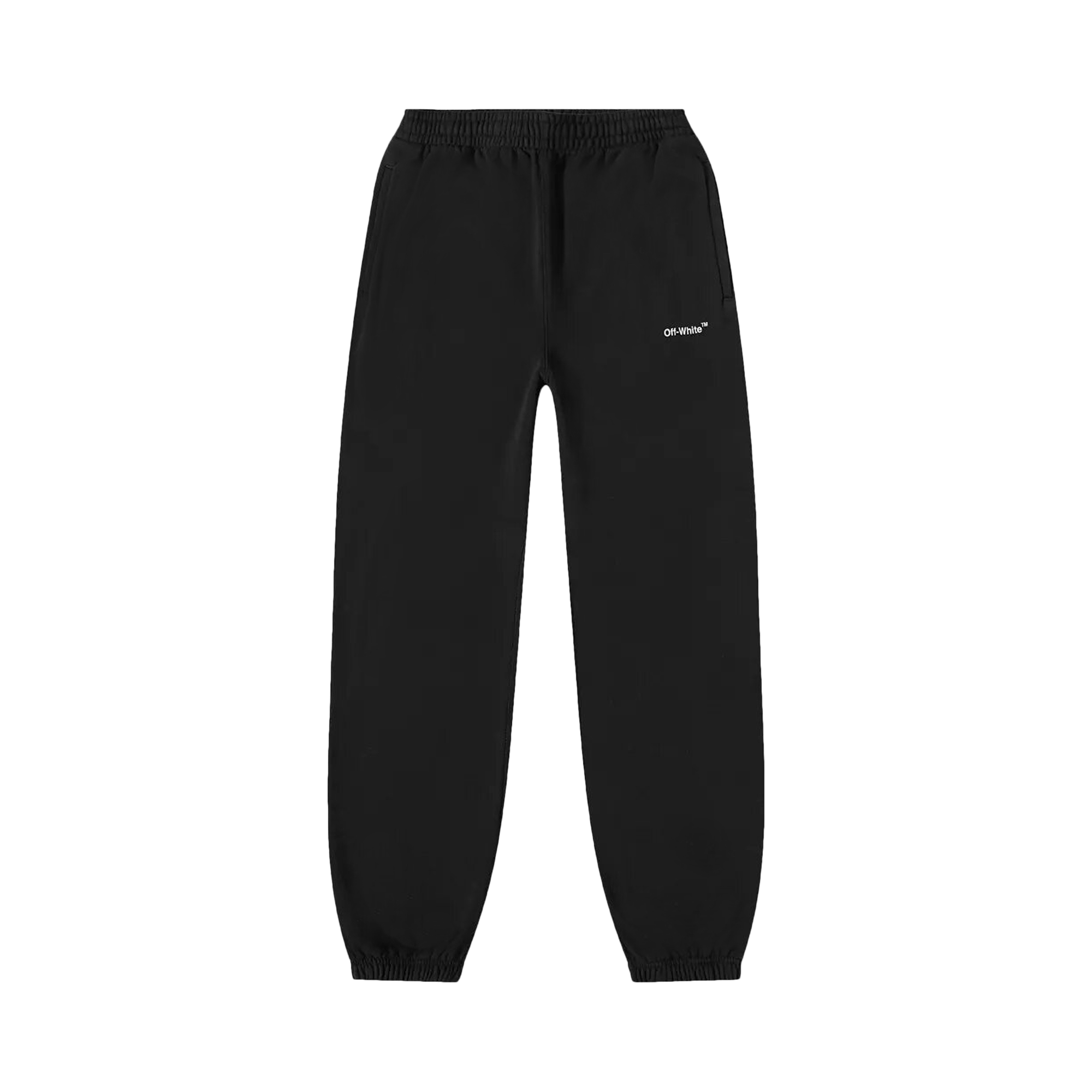 Off-White Diag Helvetica Slim Sweatpant 'Black'