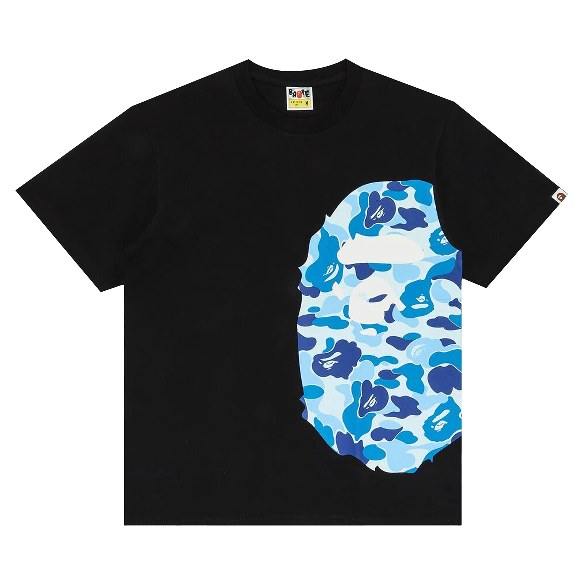 BAPE ABC Camo Side Big Ape Head Tee 'Black'