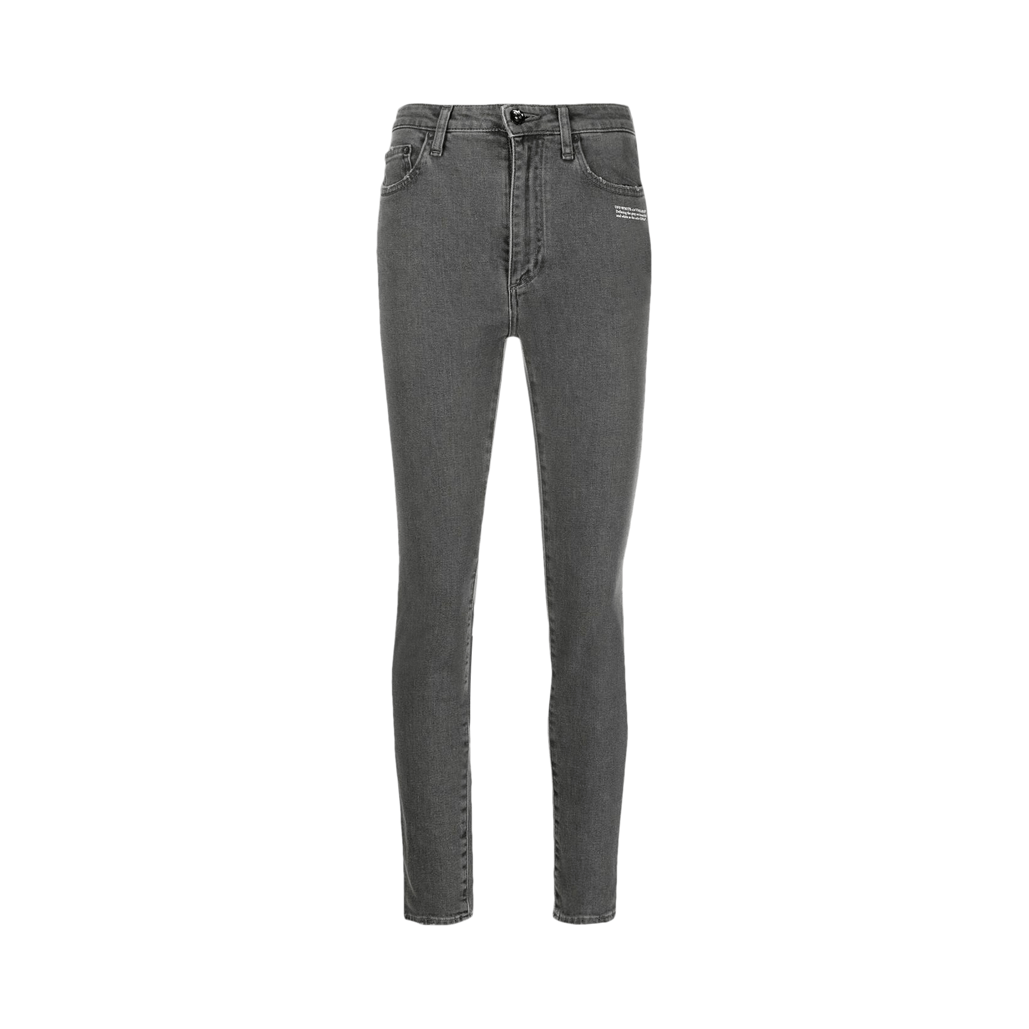 Off-White Corporate Skinny Jeans 'Grey White'